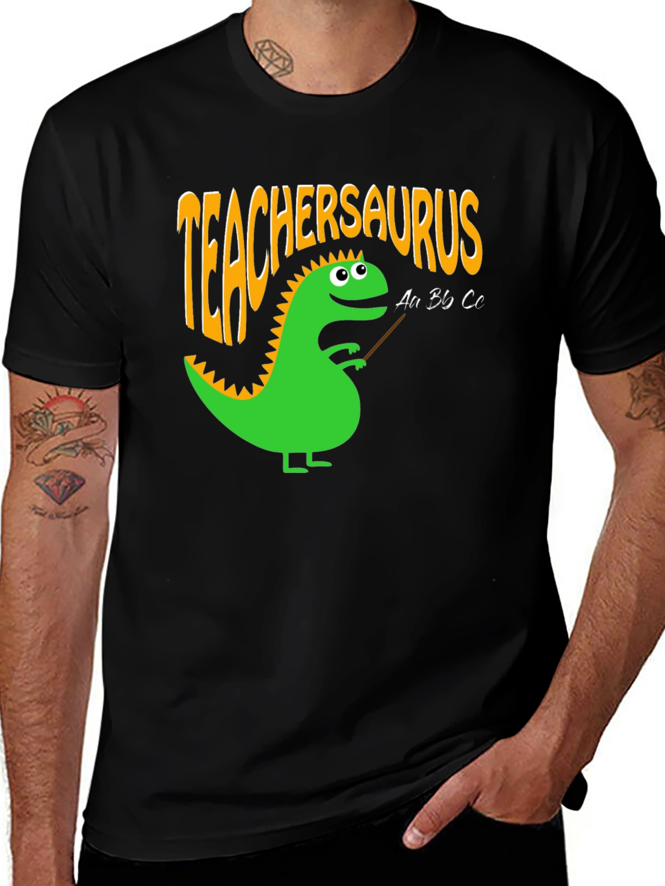 Teachersaurus T-Shirt - Funny Teacher Dinosaur Tee