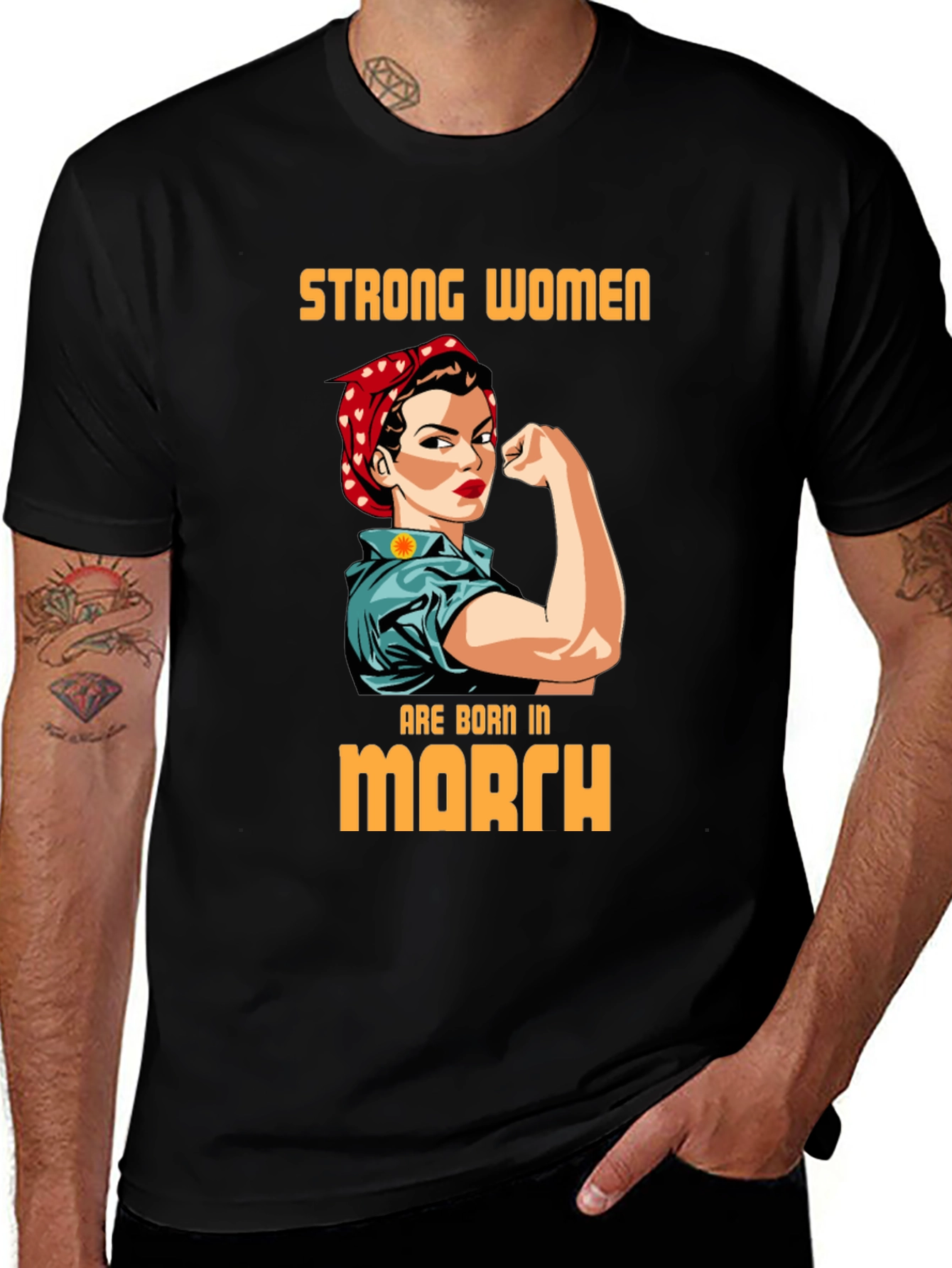 Variant 22 of Strong Women Born in March T-Shirt