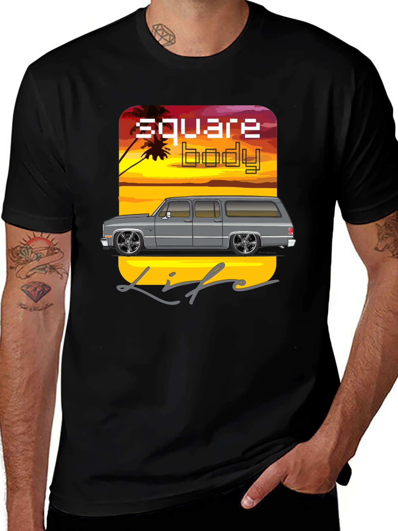 Variant 21 of Square Body Life T-Shirt