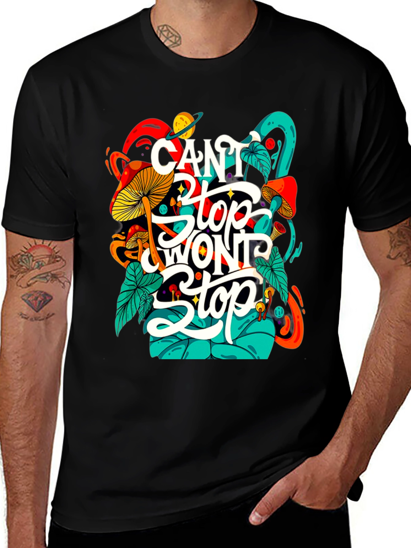 Variant 7 of Can't Stop Won't Stop Graphic Tee