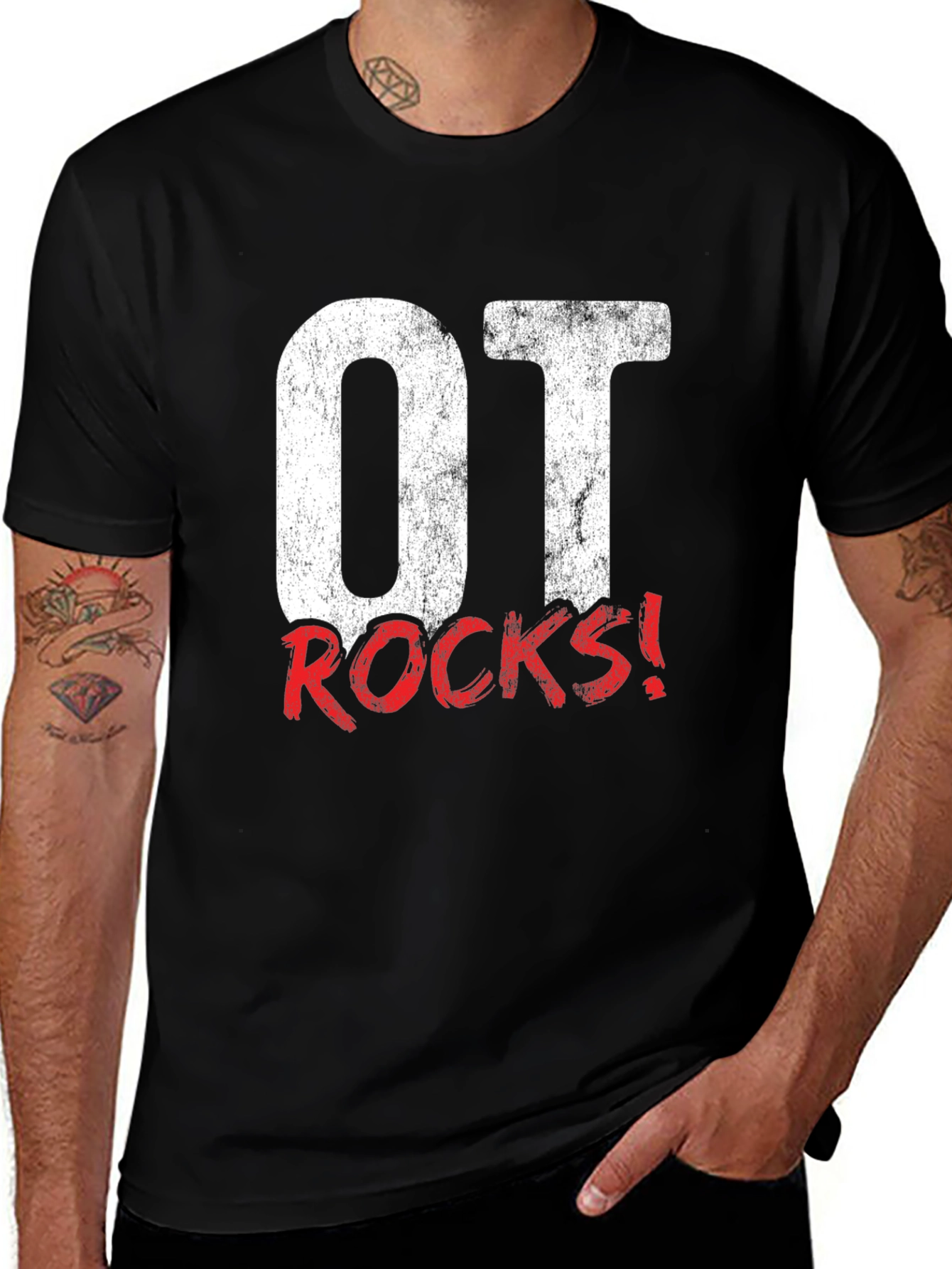 OT Rocks! Graphic Tee - Occupational Therapy T-Shirt