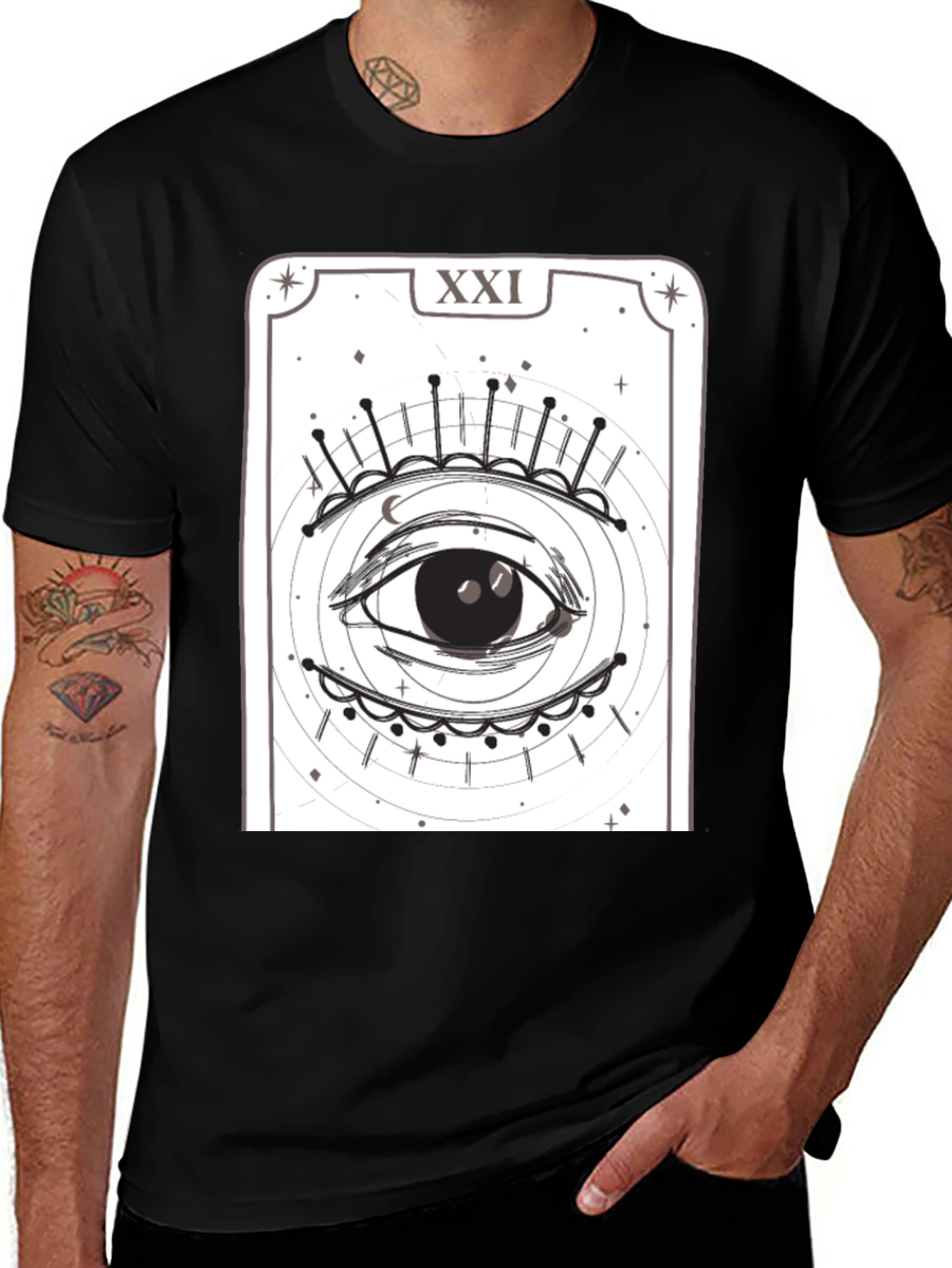 Third Eye Graphic Tee - Unisex Black T-Shirt
