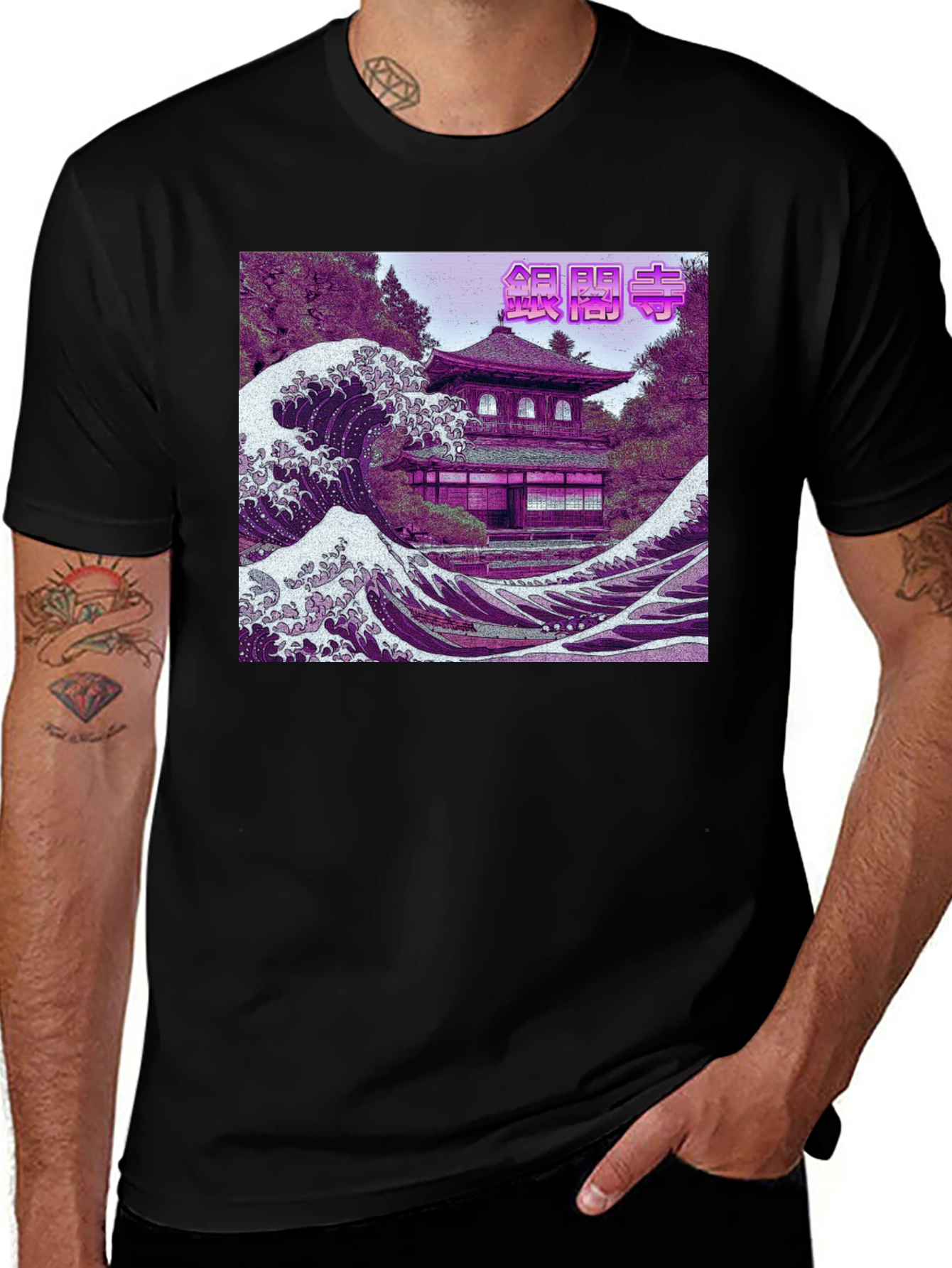 Japanese Temple Wave T-Shirt