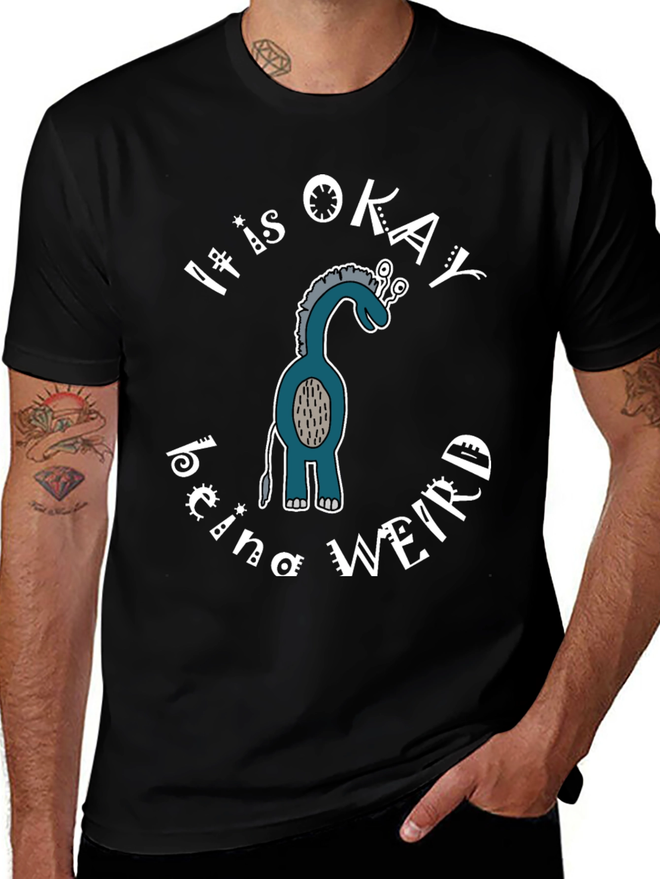 Variant 14 of It's Okay Being Weird T-Shirt