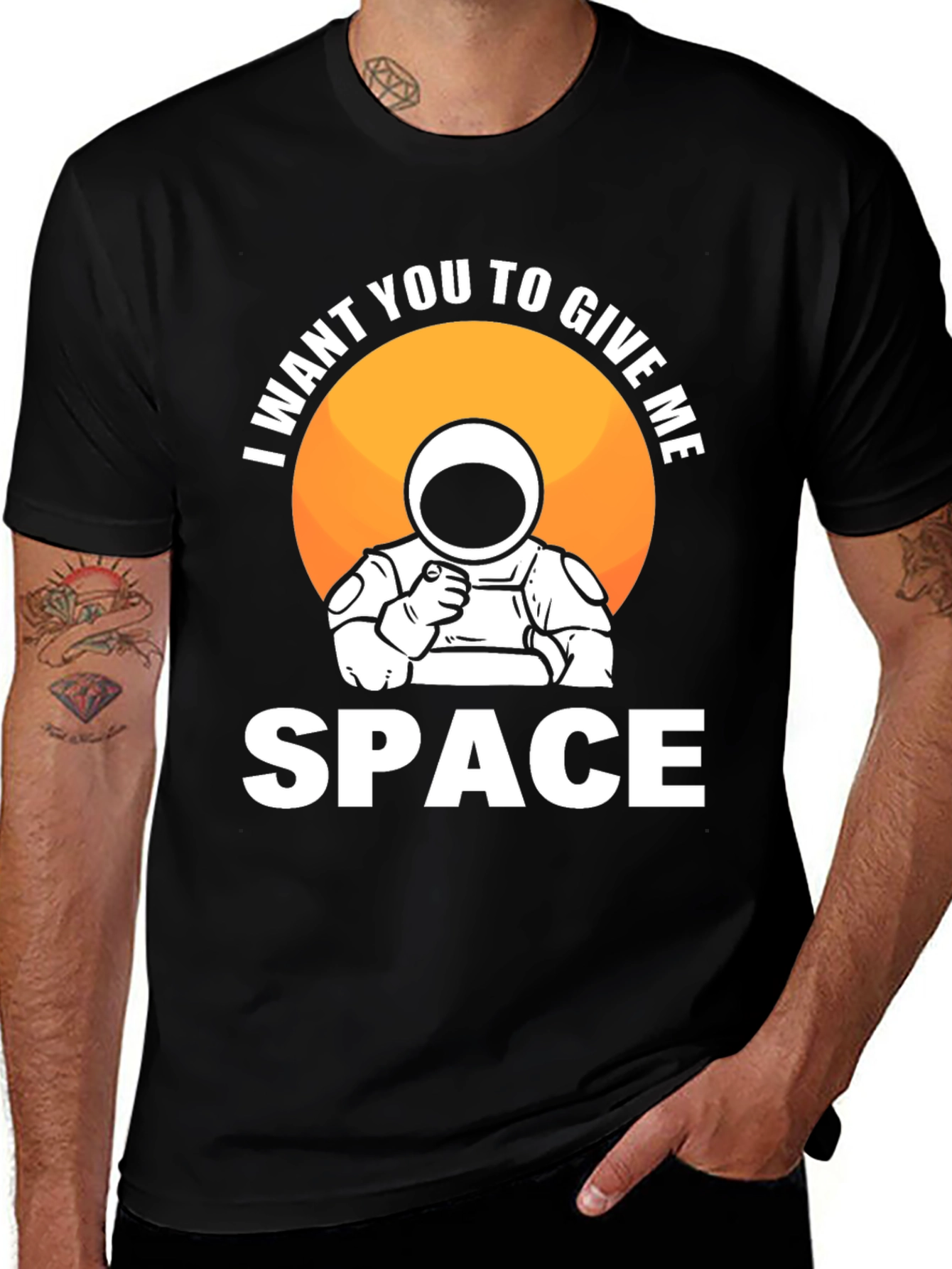 Variant 11 of Give Me Space Astronaut Graphic Tee