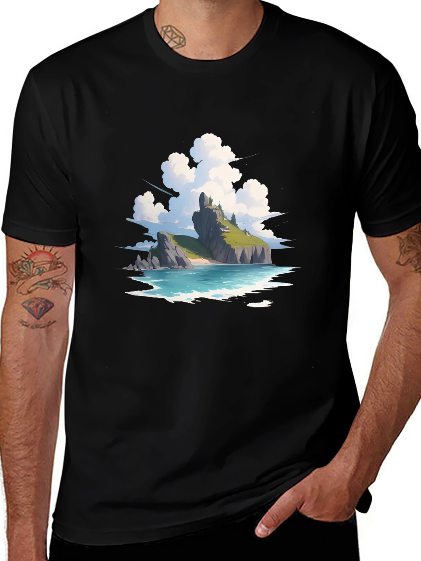 Variant 7 of Island Vista Graphic Tee - Relaxed Fit