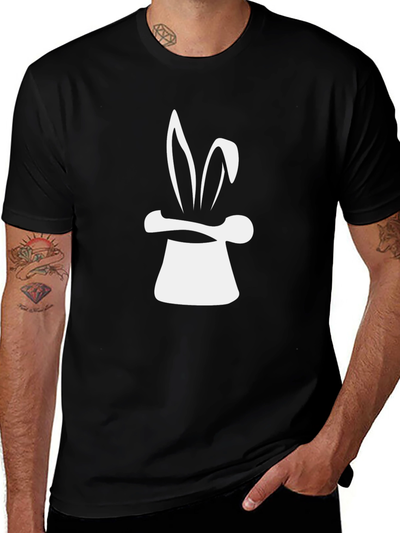 Variant 25 of Magic Rabbit Hat T-Shirt