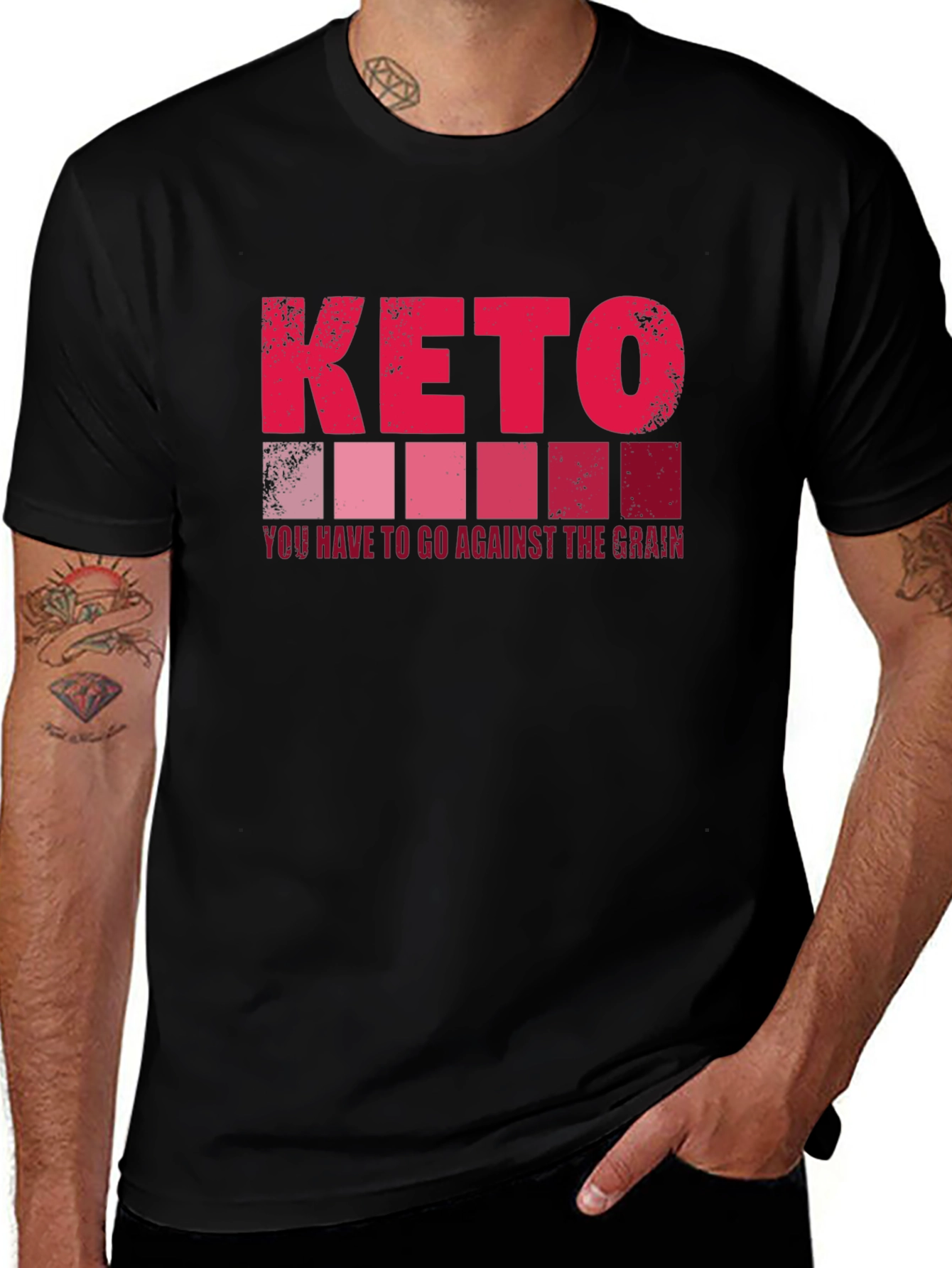 Variant 24 of Keto Go Against The Grain Graphic Tee