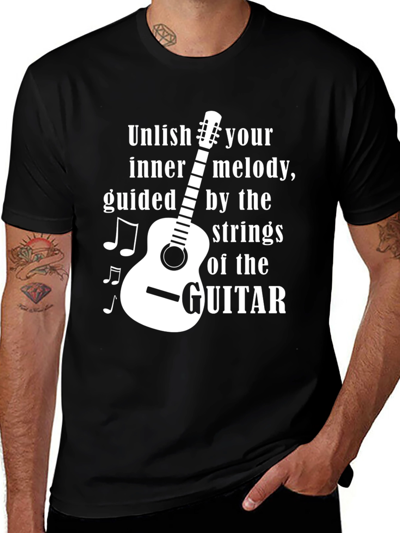 Variant 15 of Guitar Inner Melody T-Shirt