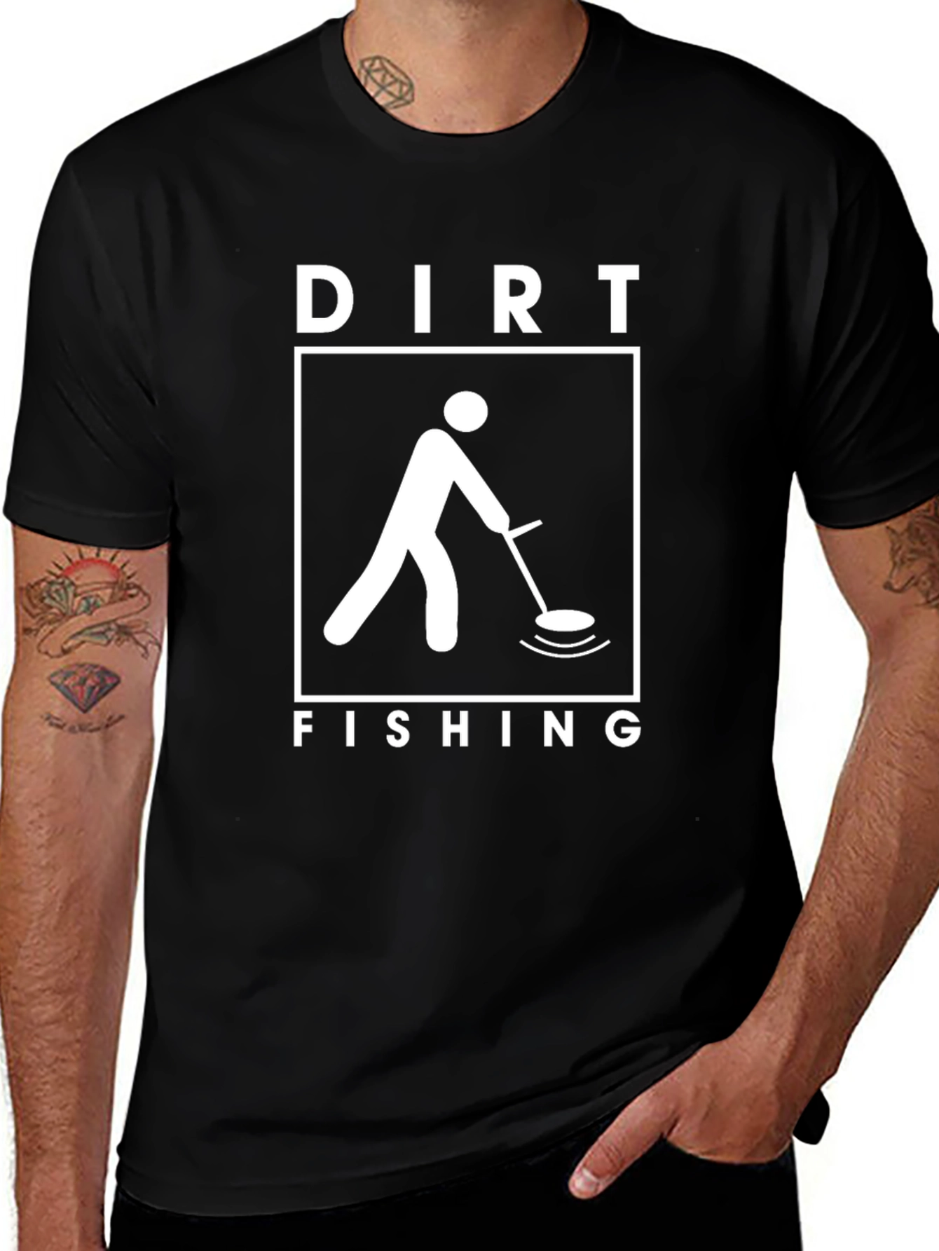 Variant 21 of Dirt Fishing Graphic Tee - Metal Detecting T-Shirt