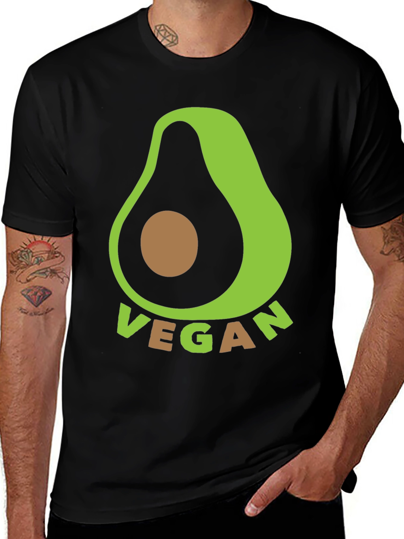 Variant 22 of Vegan Avocado T-Shirt - Stylish & Comfortable