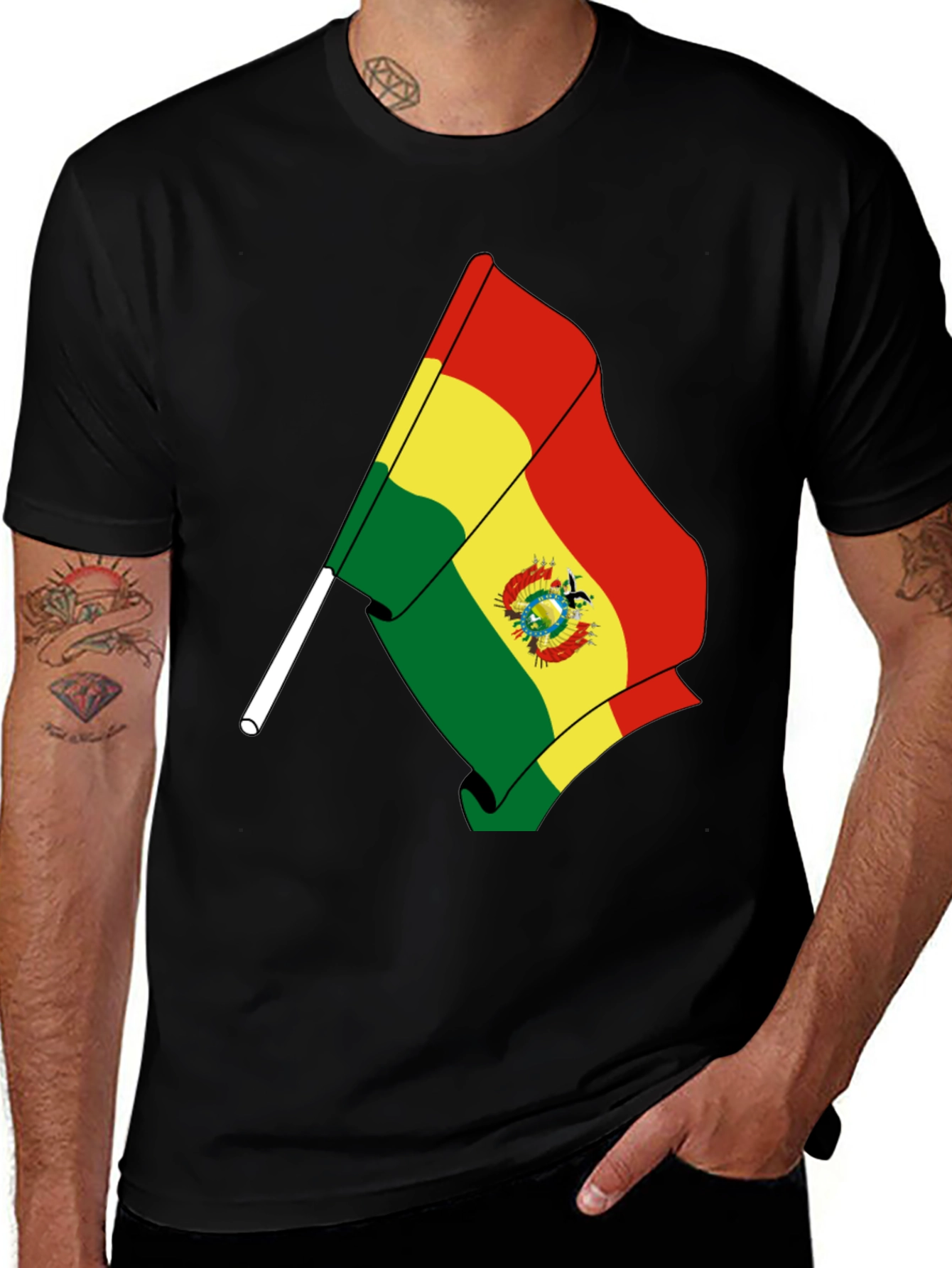 Bolivia Flag T-Shirt - Show Your Pride!