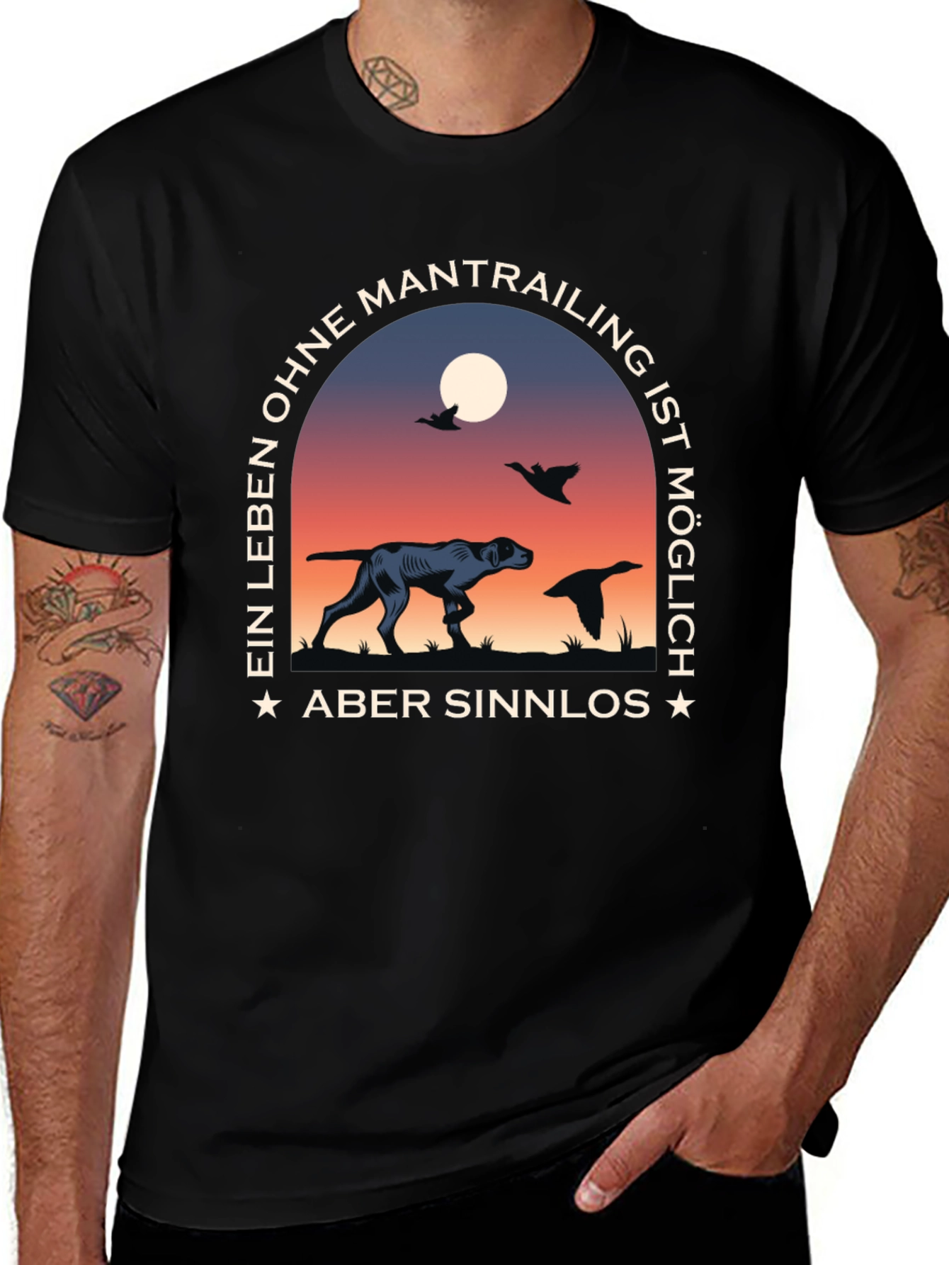 Mantrailing Dog T-Shirt - Hunting Dog Apparel