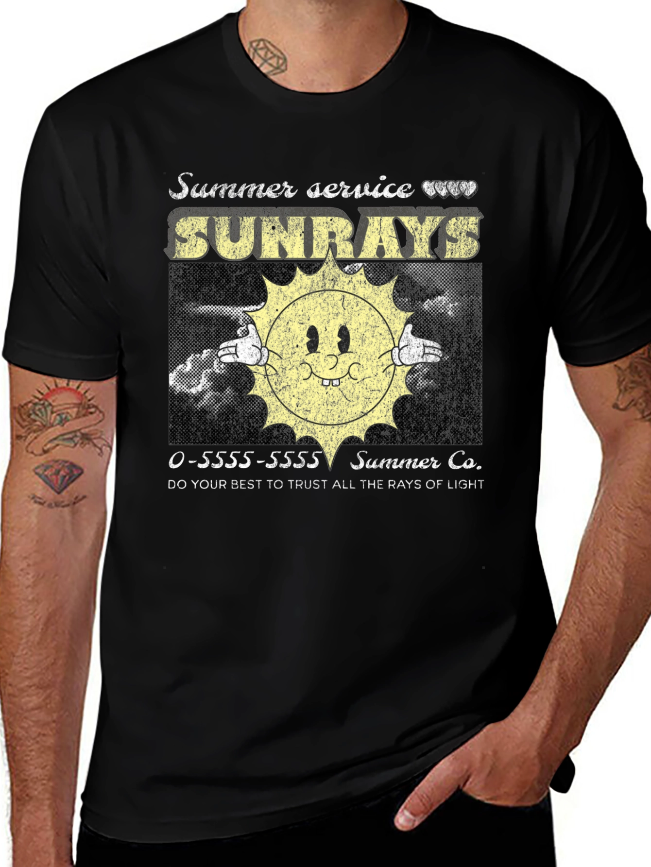 Variant 19 of Summer Service Sunrays T-Shirt
