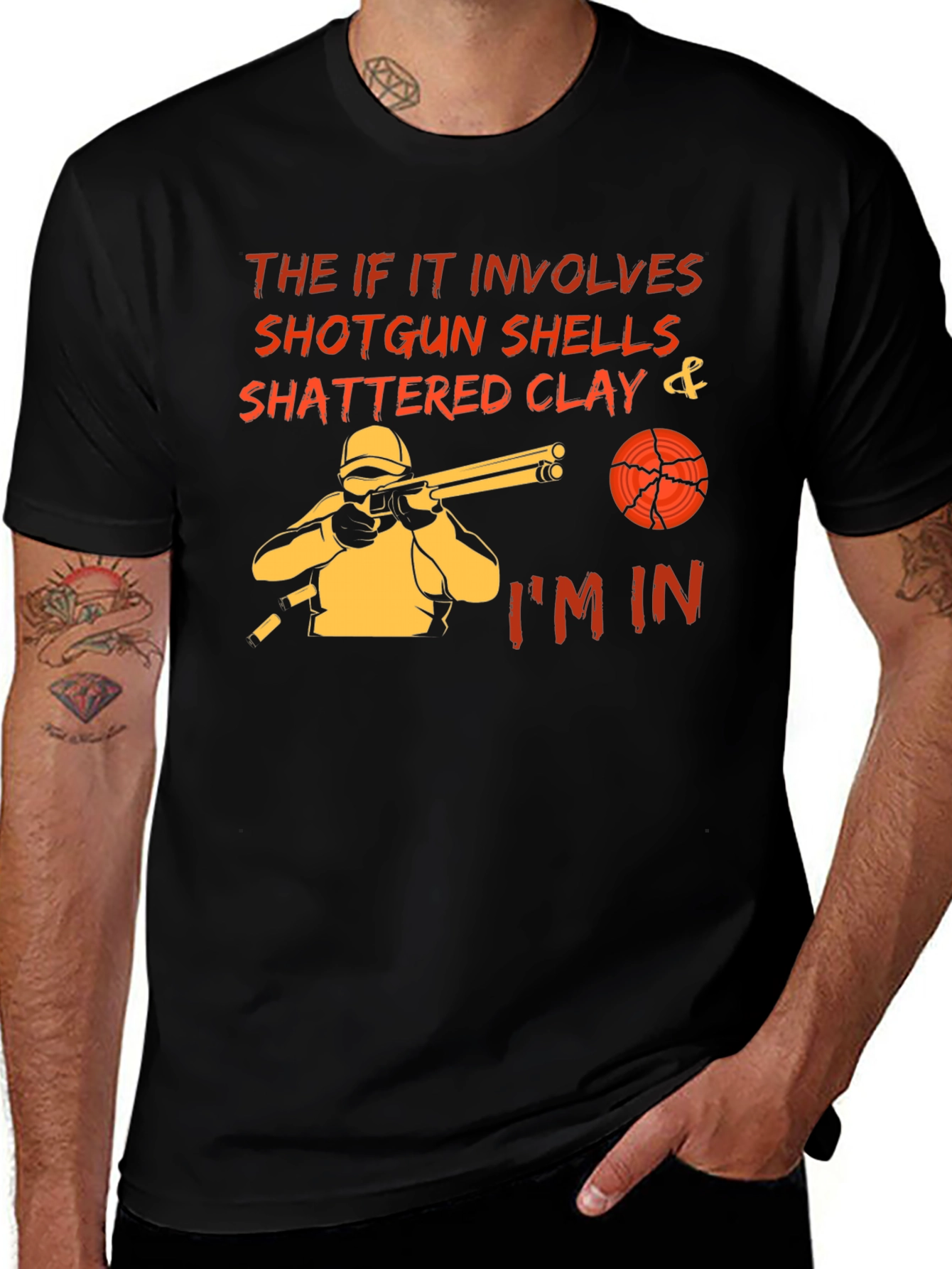Variant 6 of Shotgun Shells & Shattered Clay T-Shirt