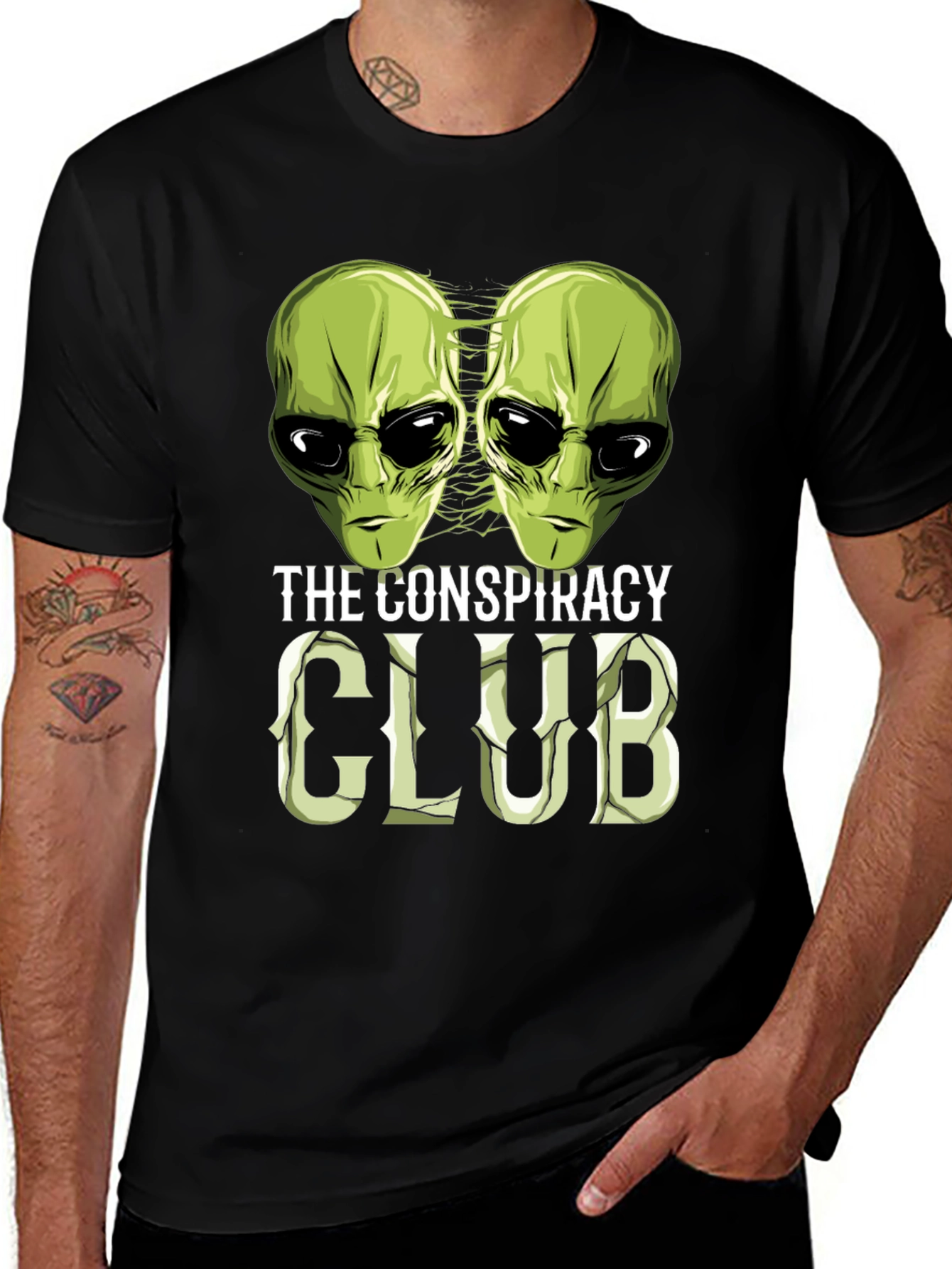 Variant 7 of Conspiracy Club Alien Graphic Tee