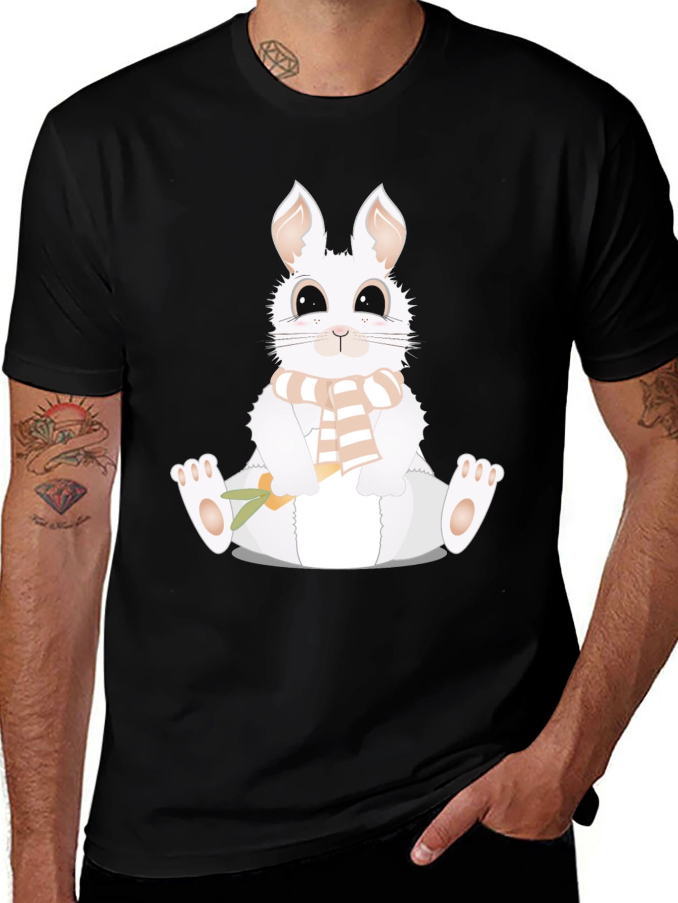 Variant 15 of Cute Bunny Graphic Tee