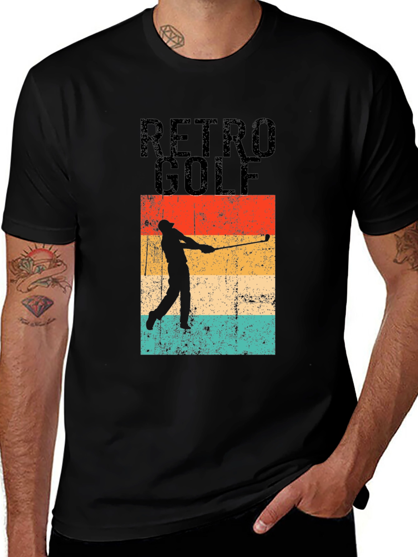 Variant 7 of Retro Golf T-Shirt | Golfer Tee