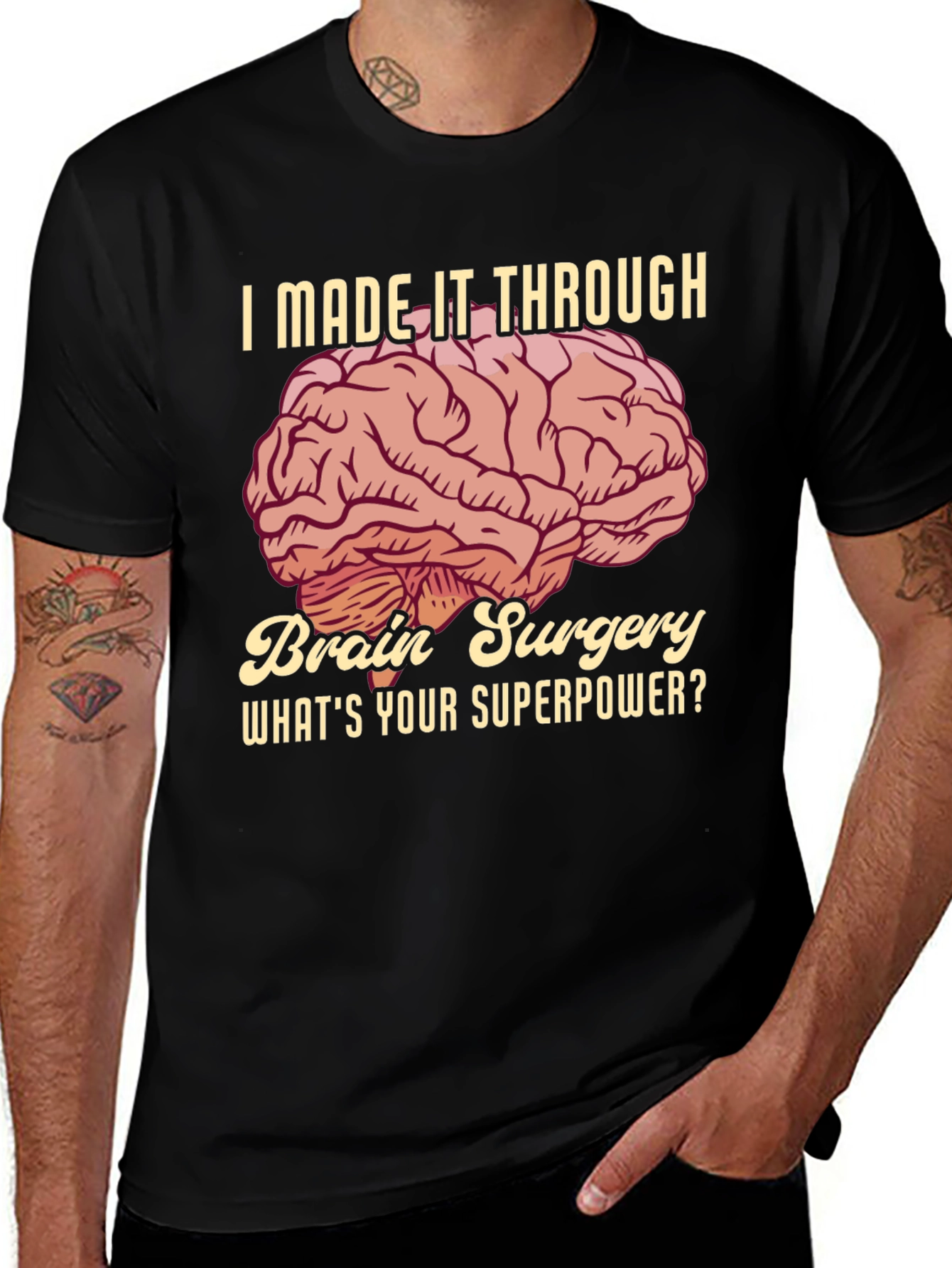 Variant 5 of Brain Surgery Survivor T-Shirt