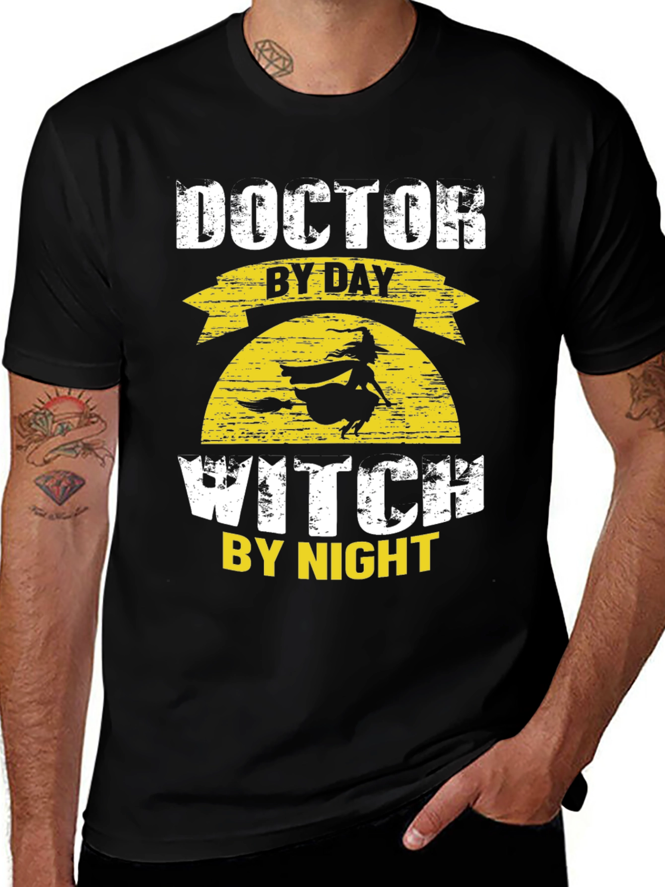 Variant 8 of Doctor By Day, Witch By Night Graphic T-Shirt