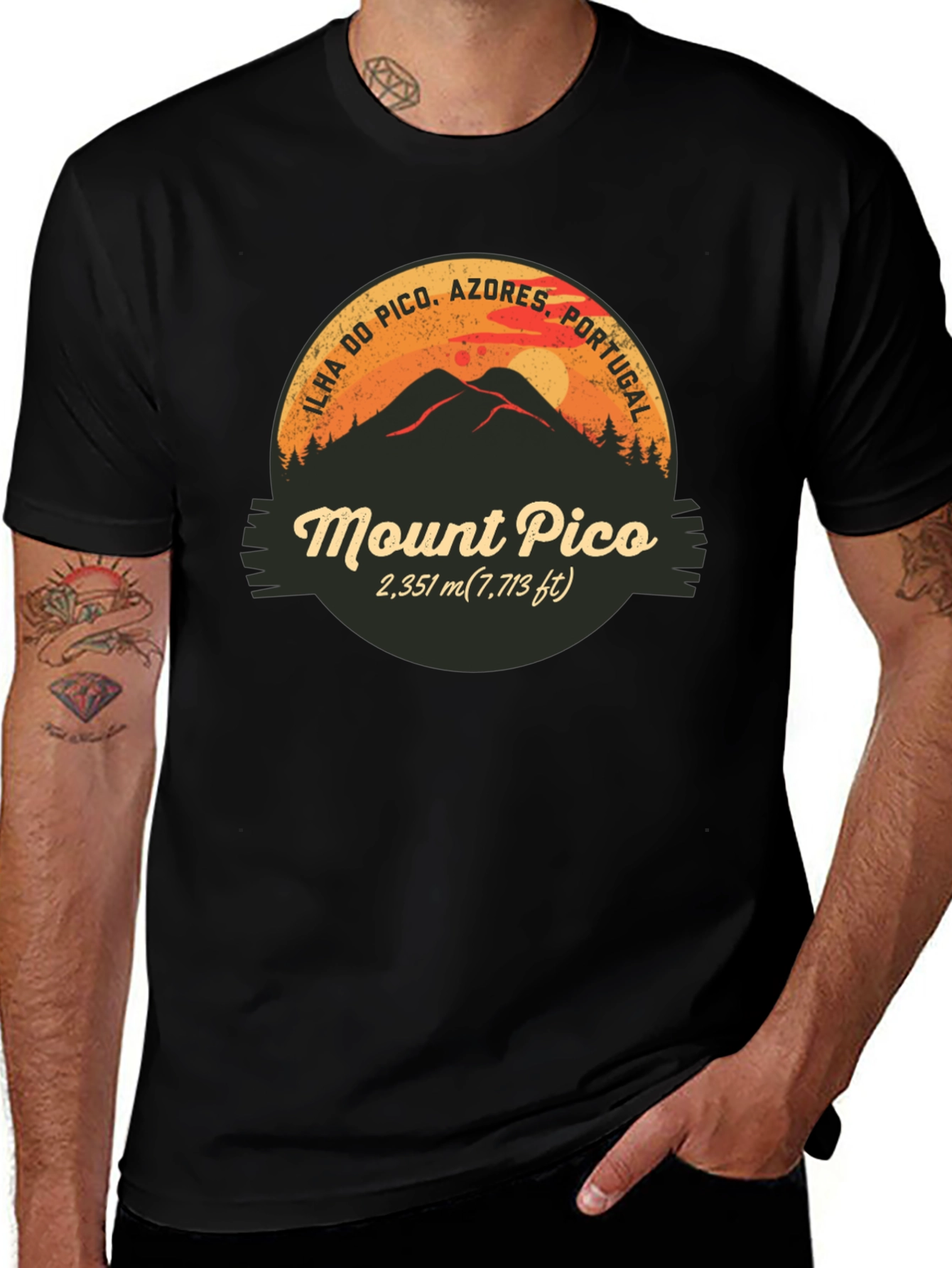 Mount Pico Azores Portugal T-Shirt