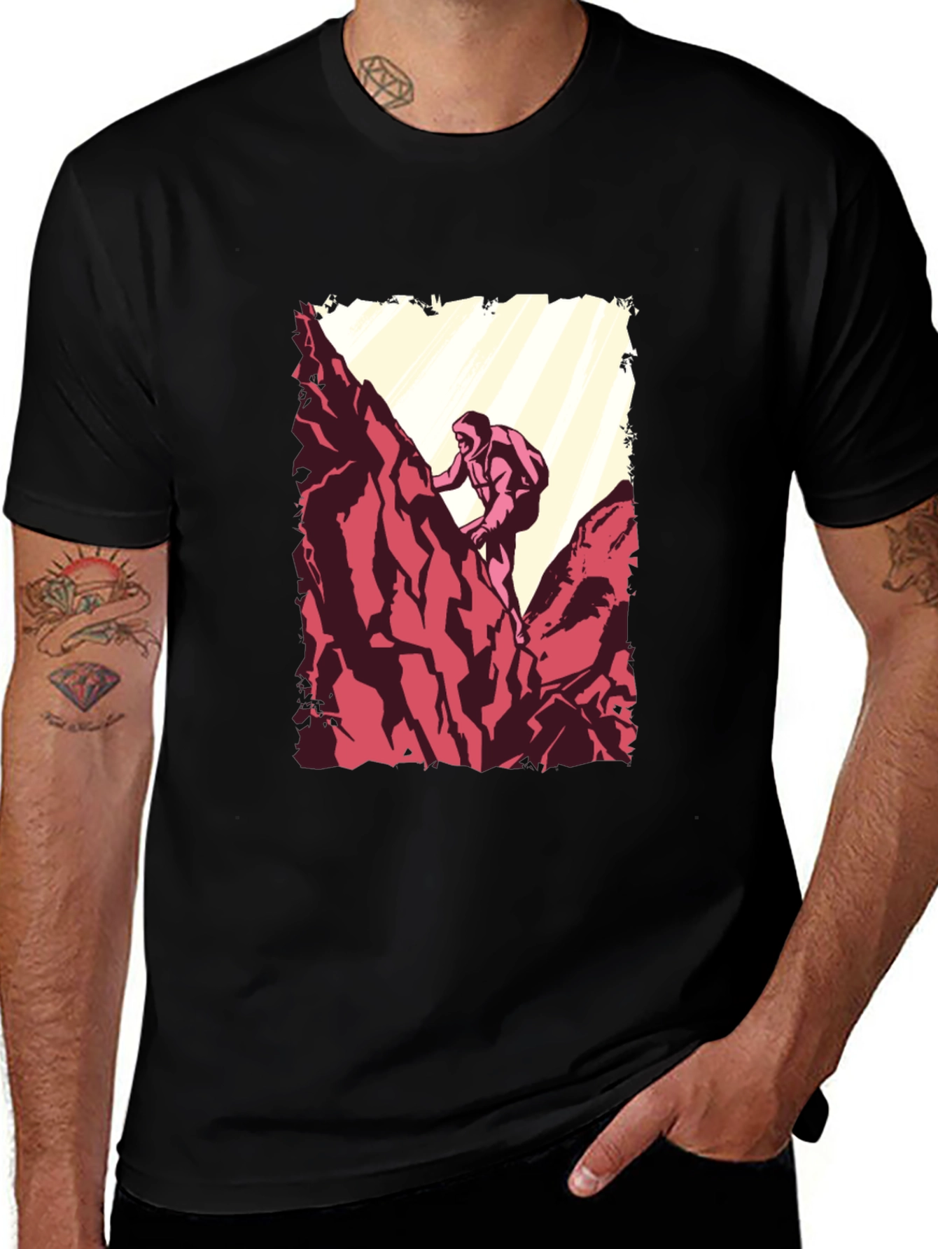 Variant 28 of Mountain Climber Graphic T-Shirt