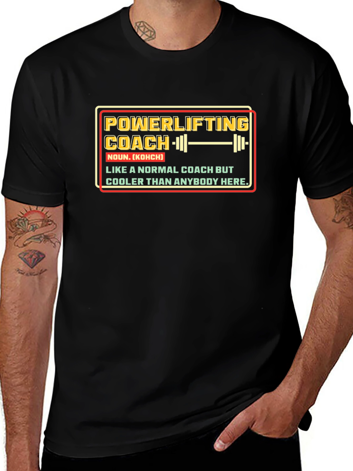 Variant 25 of Powerlifting Coach T-Shirt
