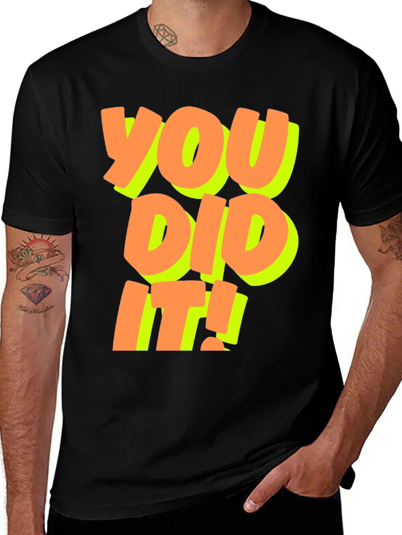 Variant 26 of You Did It! Graphic Tee - Celebratory Achievement Shirt
