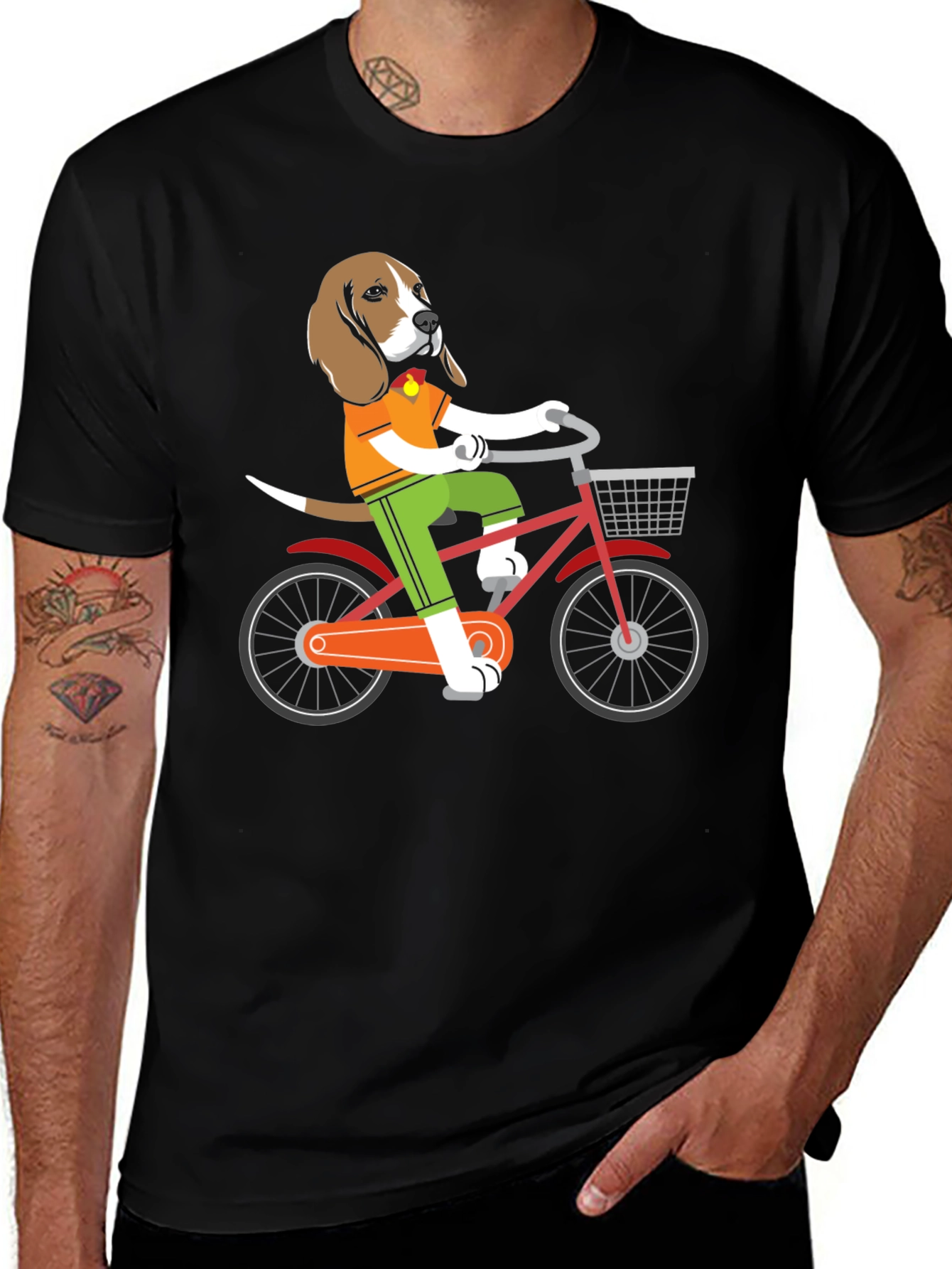 Variant 24 of Dog on Bike Graphic Tee