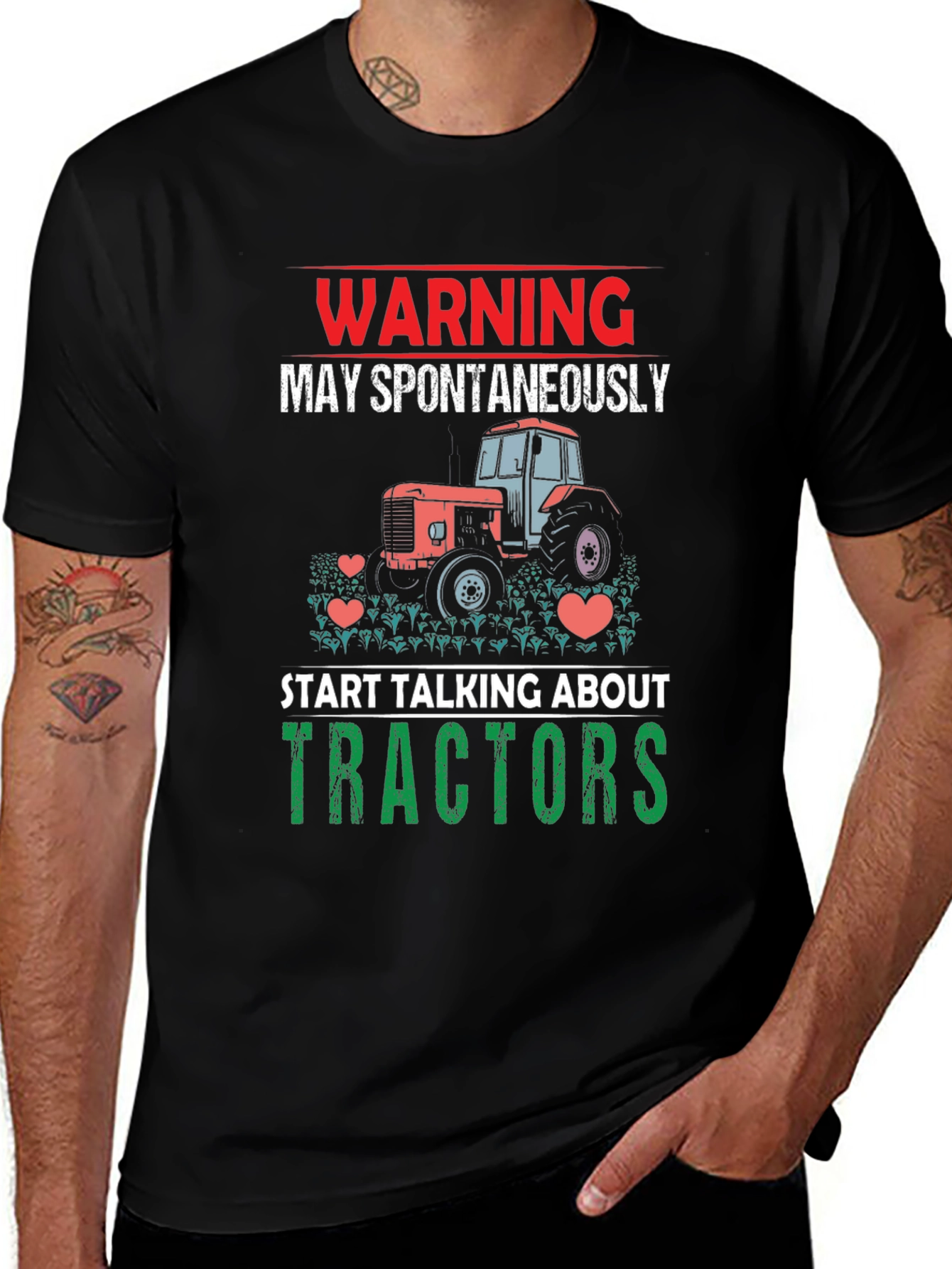 Warning Tractor Lover T-Shirt