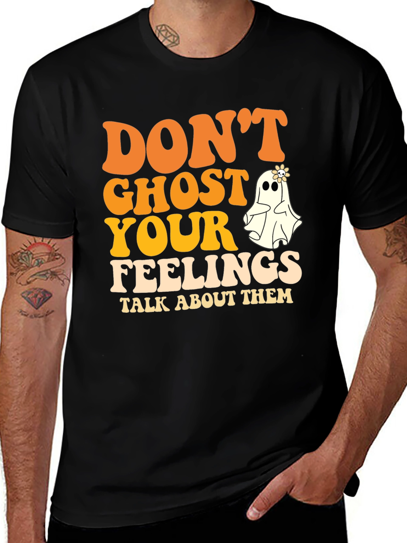 Retro Ghost Feelings T-Shirt