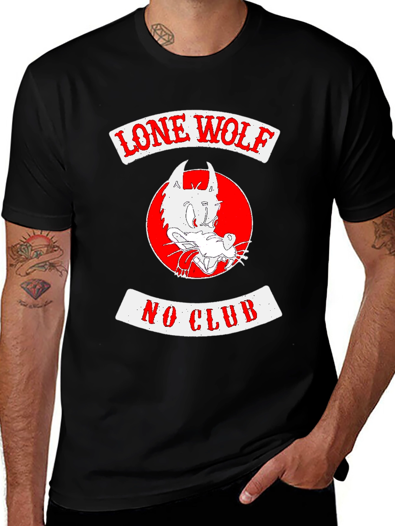 Lone Wolf No Club Graphic Tee