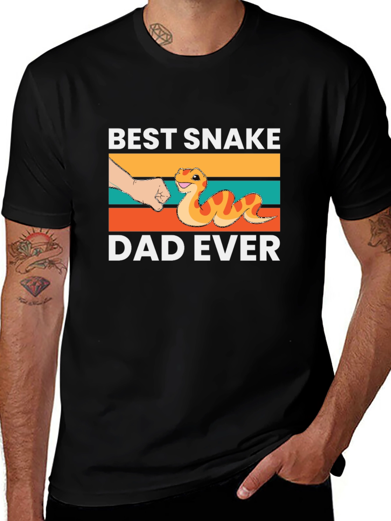 Variant 12 of Best Snake Dad Ever T-Shirt