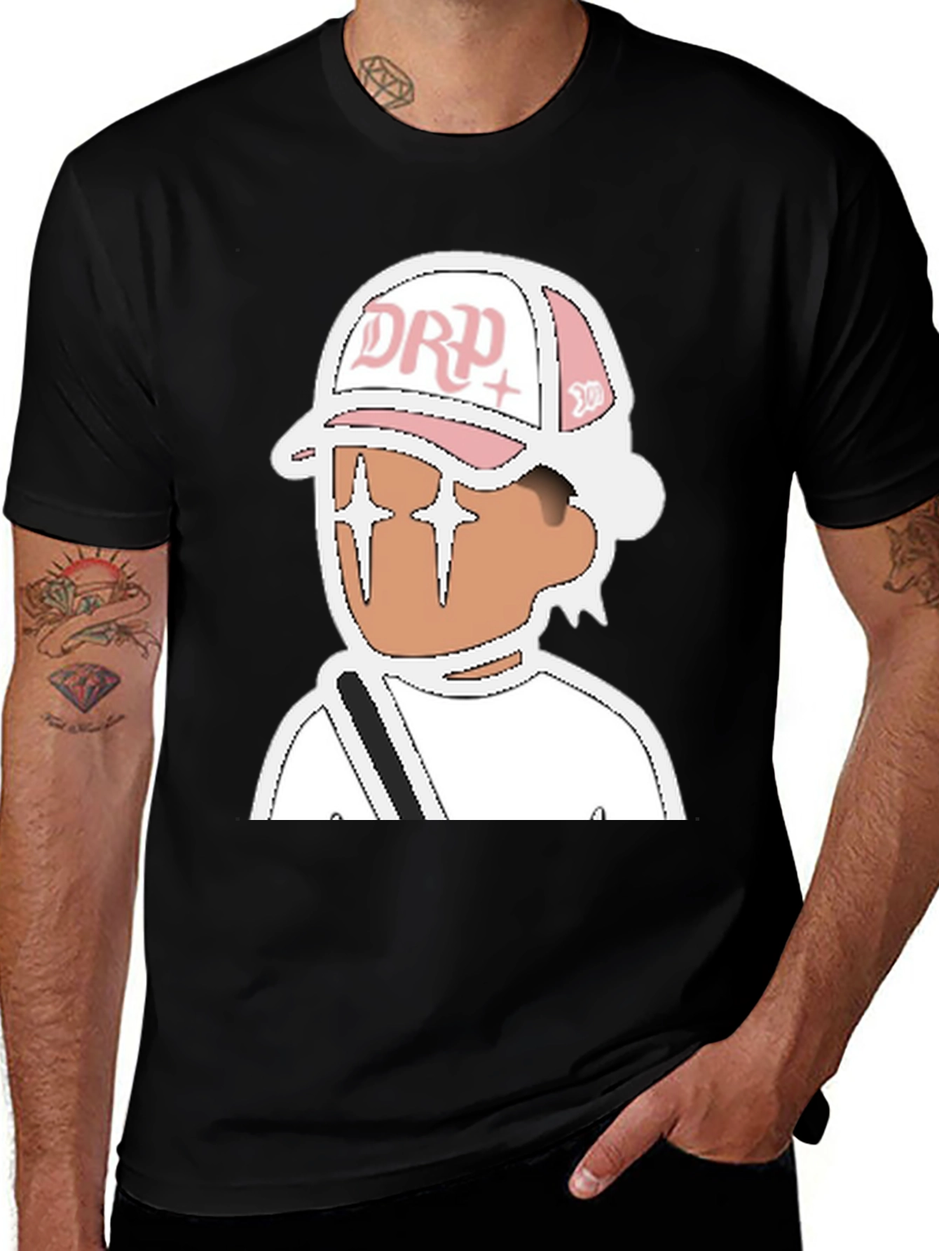 Variant 30 of Drip Cartoon Graphic T-Shirt - Modern Streetwear Tee