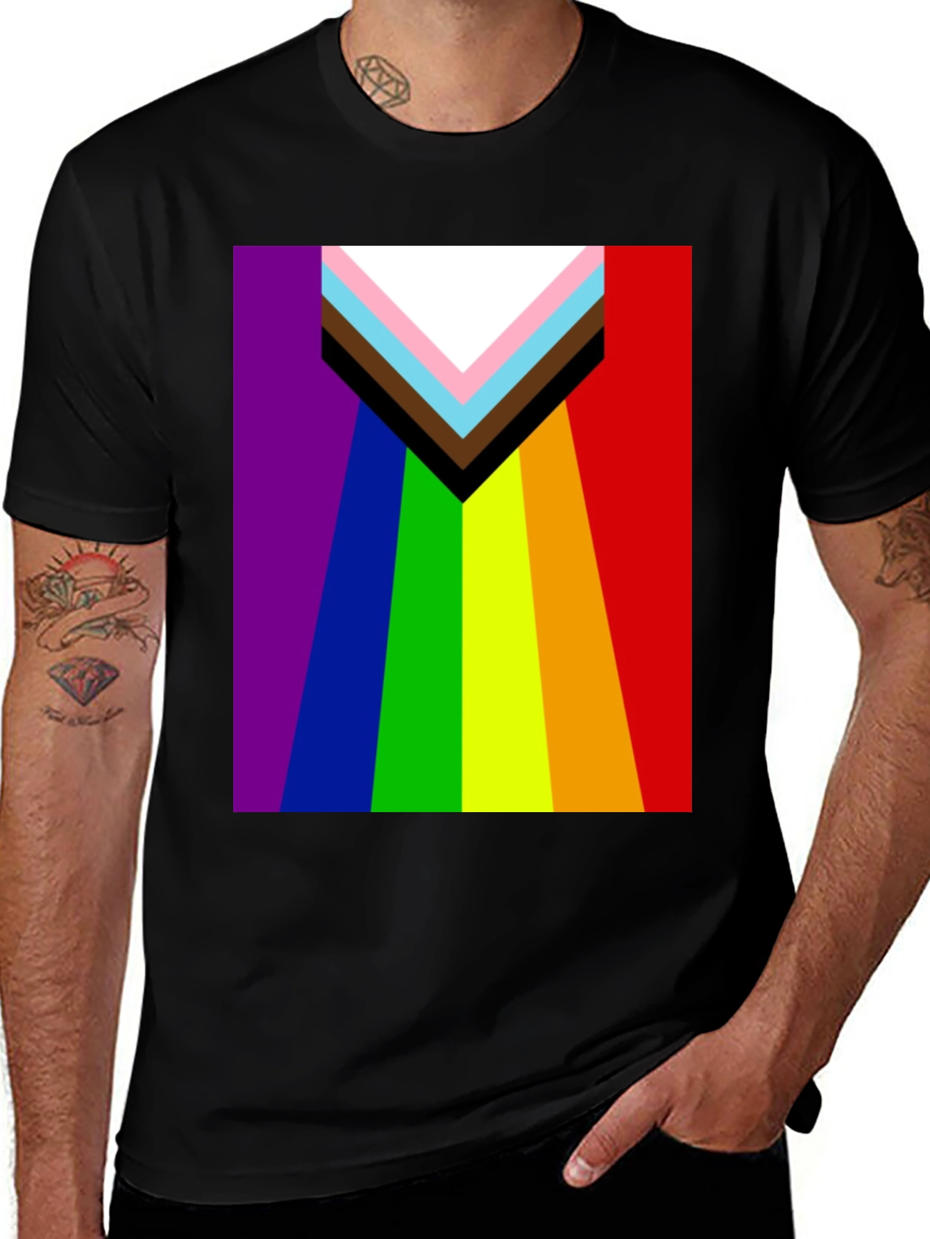 Variant 11 of Pride Rainbow LGBTQ+ T-Shirt