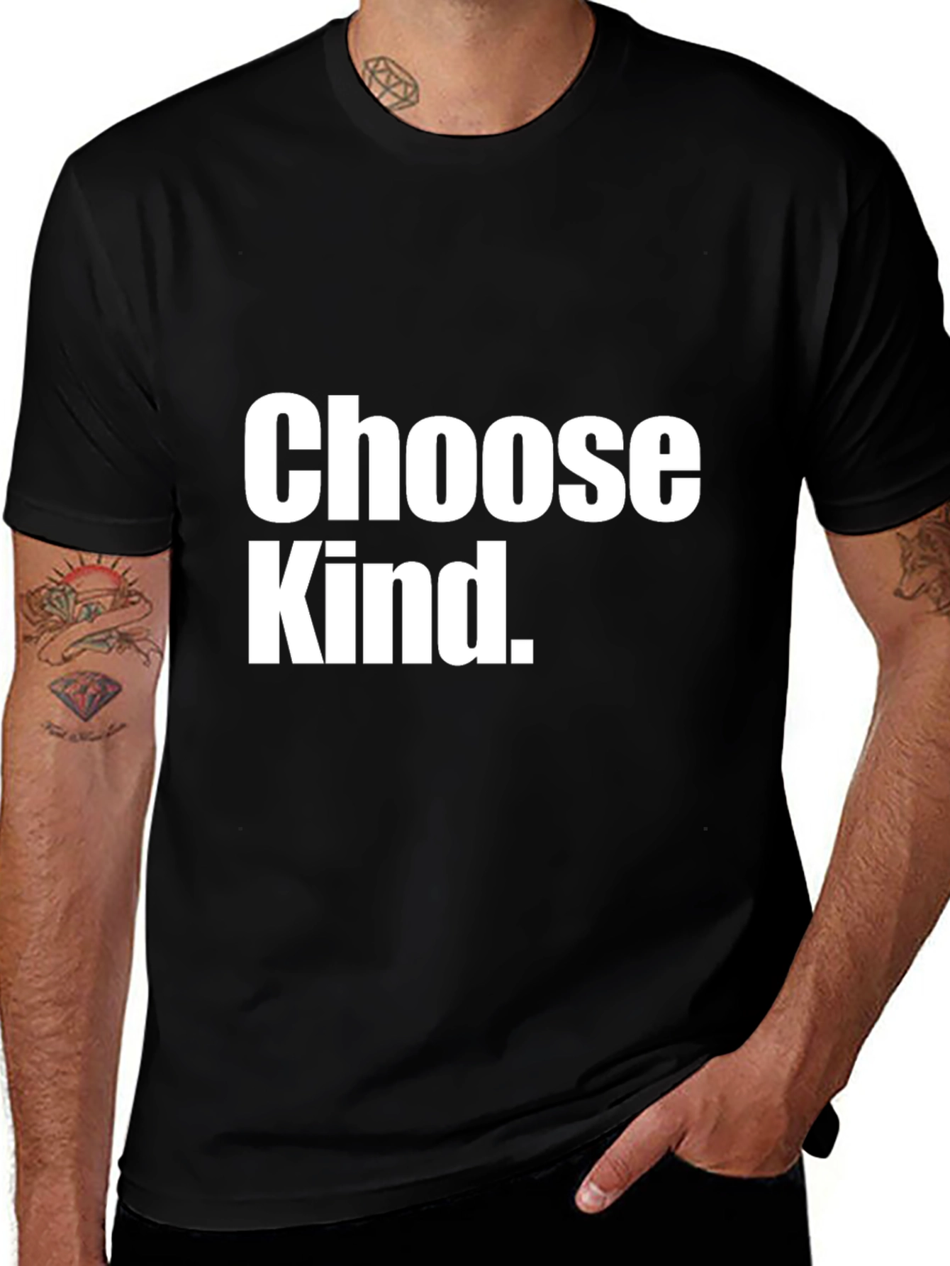 Variant 12 of Choose Kind Graphic T-Shirt - Black