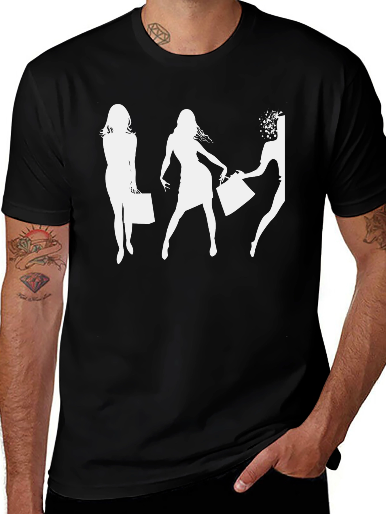 Variant 17 of Women Shopping Graphic Tee