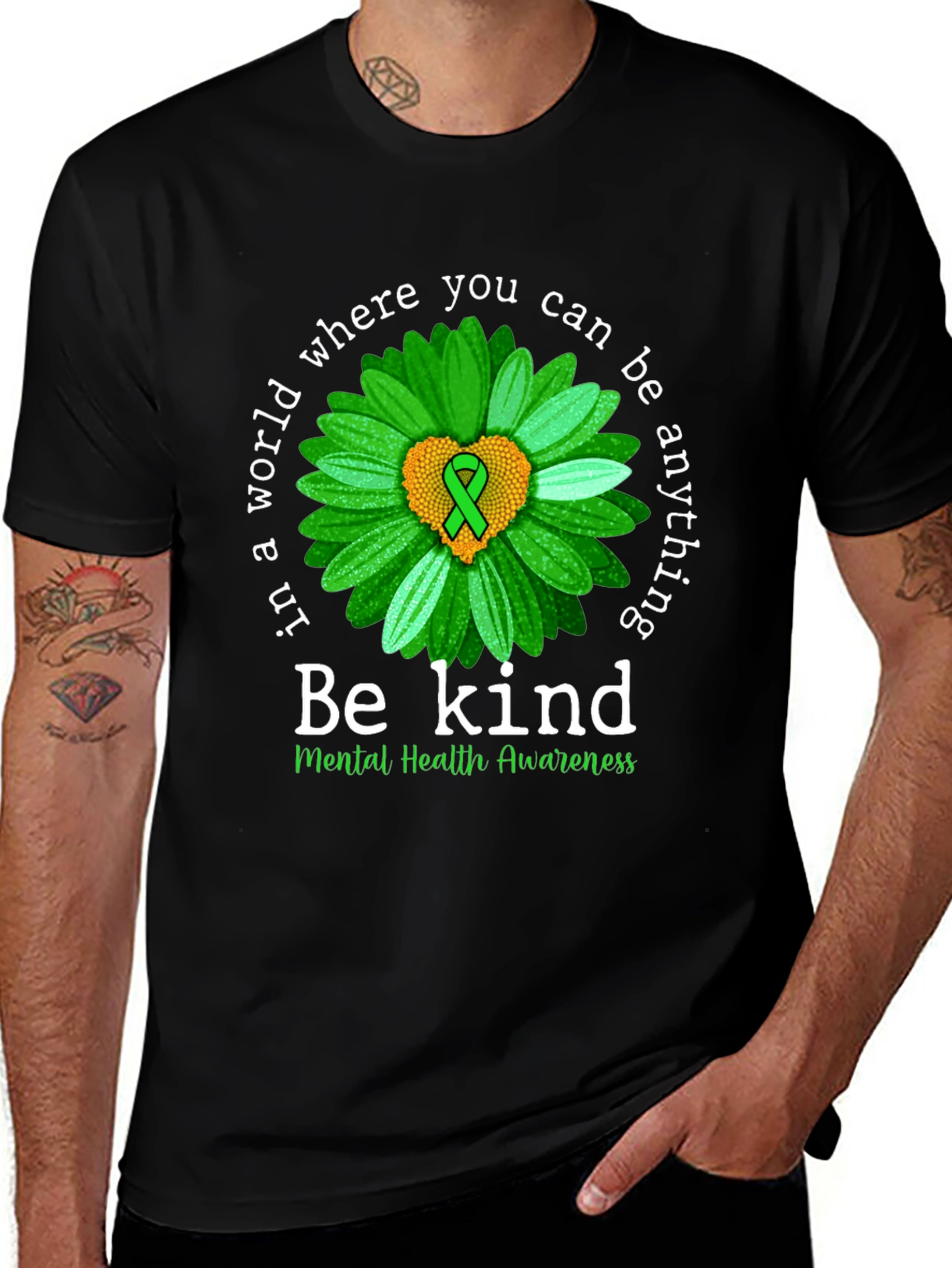 Variant 26 of Be Kind Mental Health Awareness T-Shirt