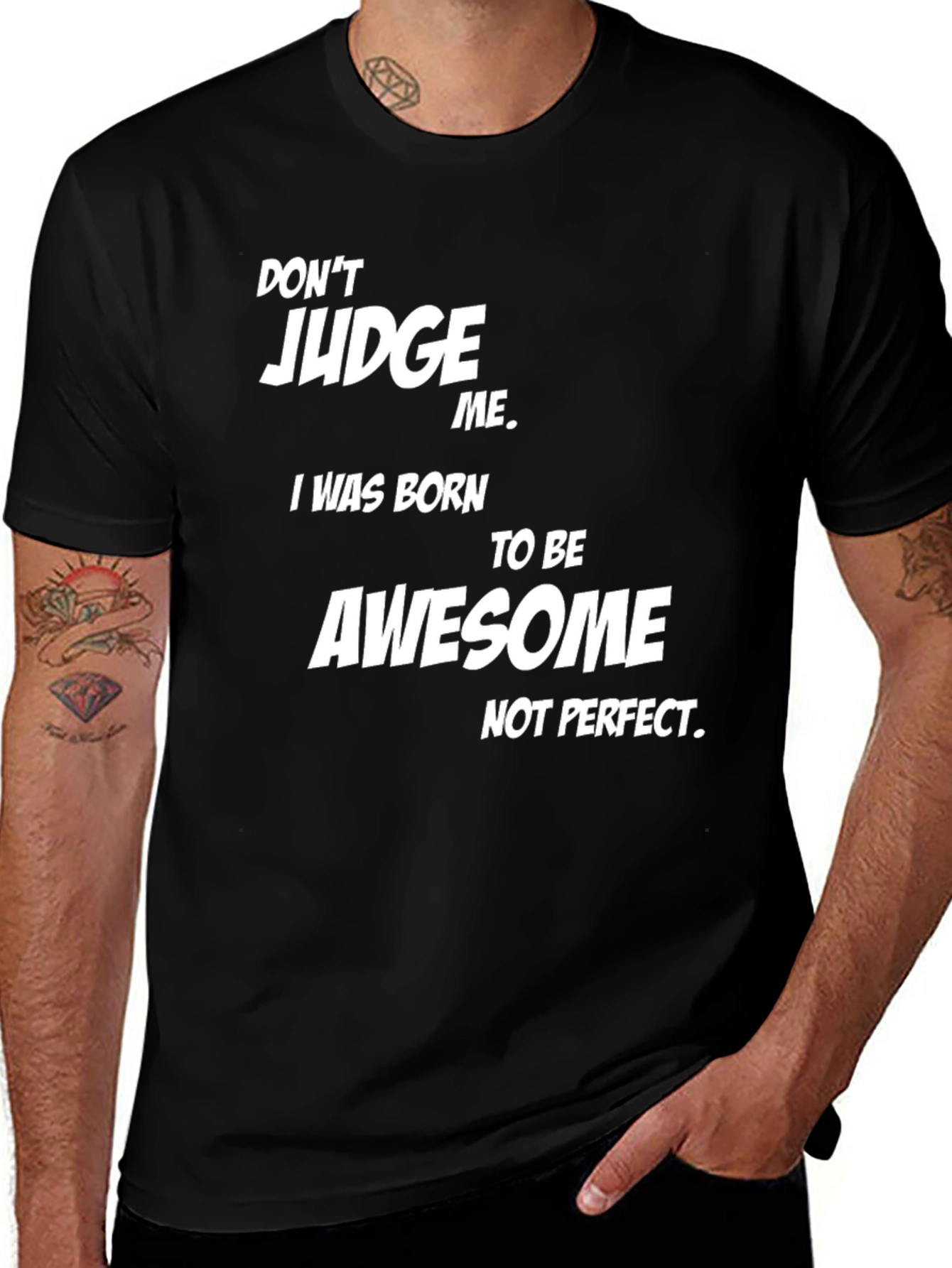 Variant 18 of Don't Judge Me - Awesome Graphic Tee
