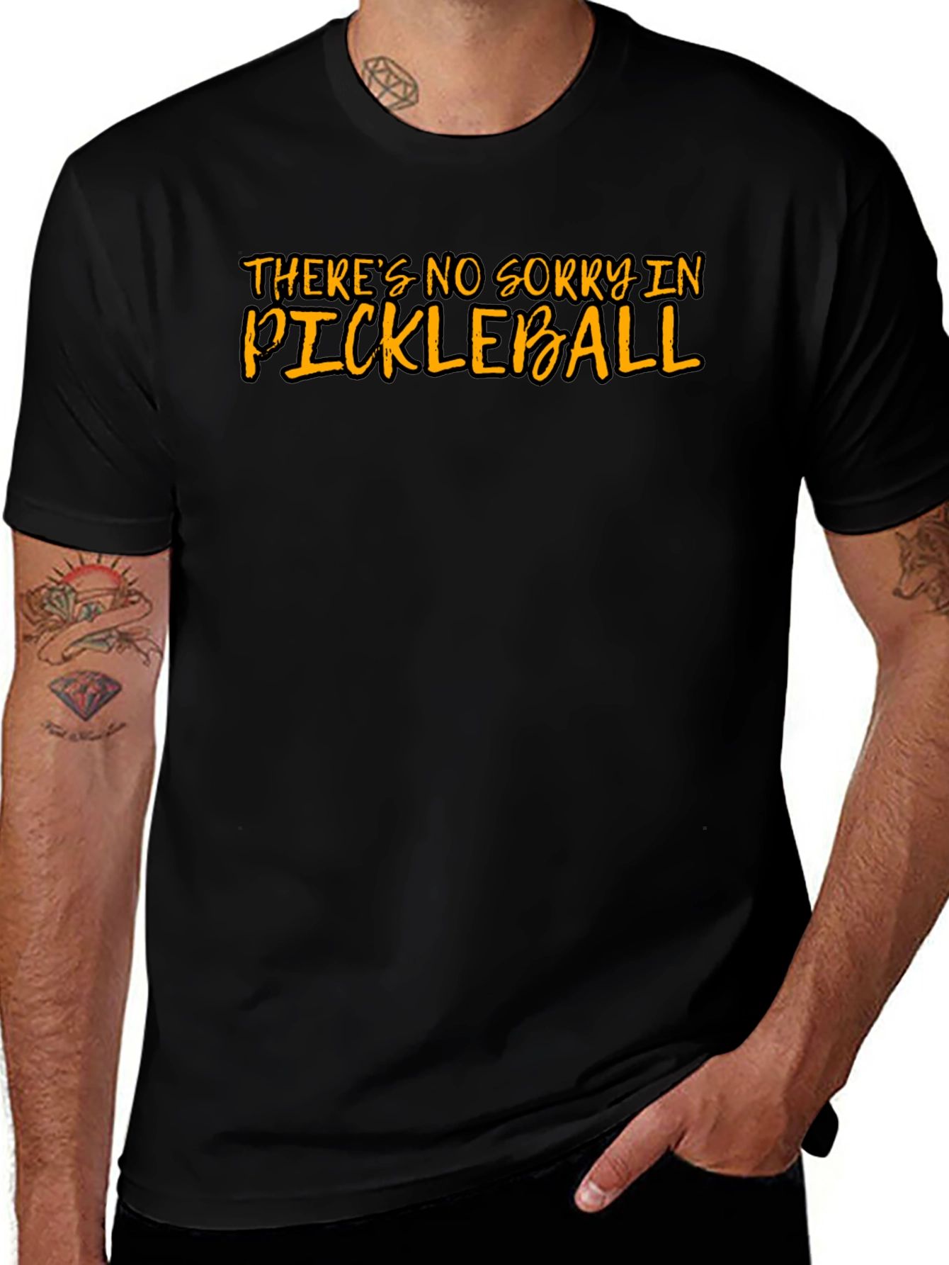 Variant 9 of Funny Pickleball T-Shirt - There's No Sorry