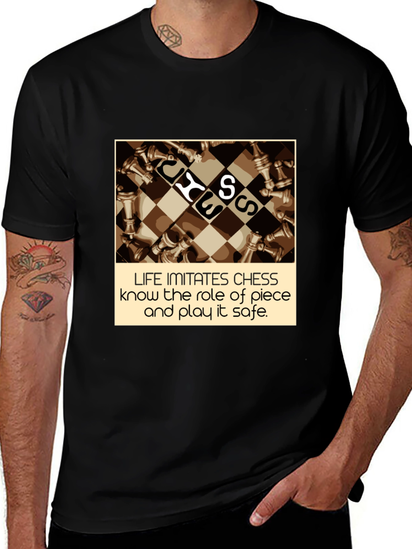 Variant 7 of Chess Life T-Shirt - Know Your Role