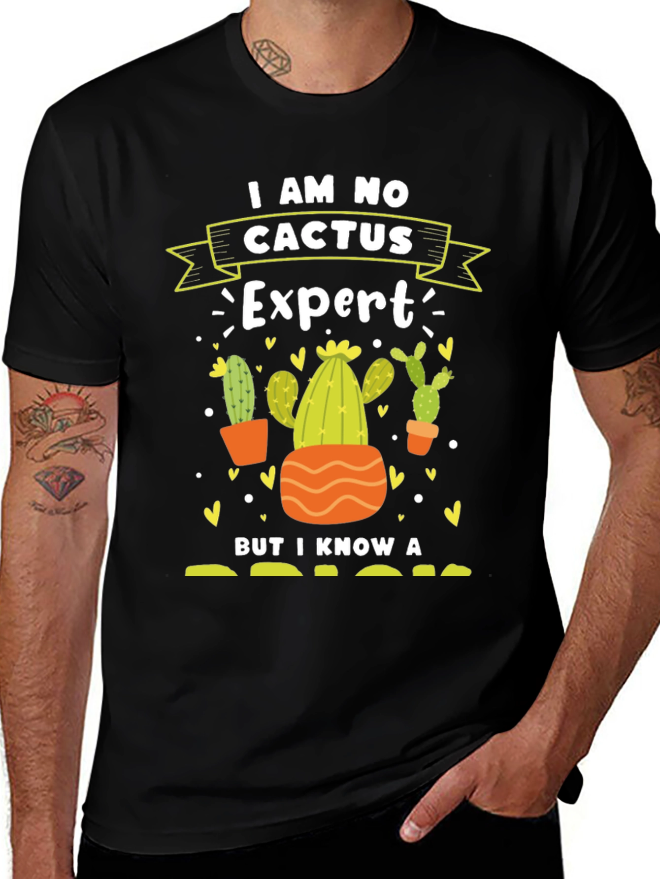 Variant 14 of Cactus Expert Graphic Tee - Funny Plant Lover Shirt
