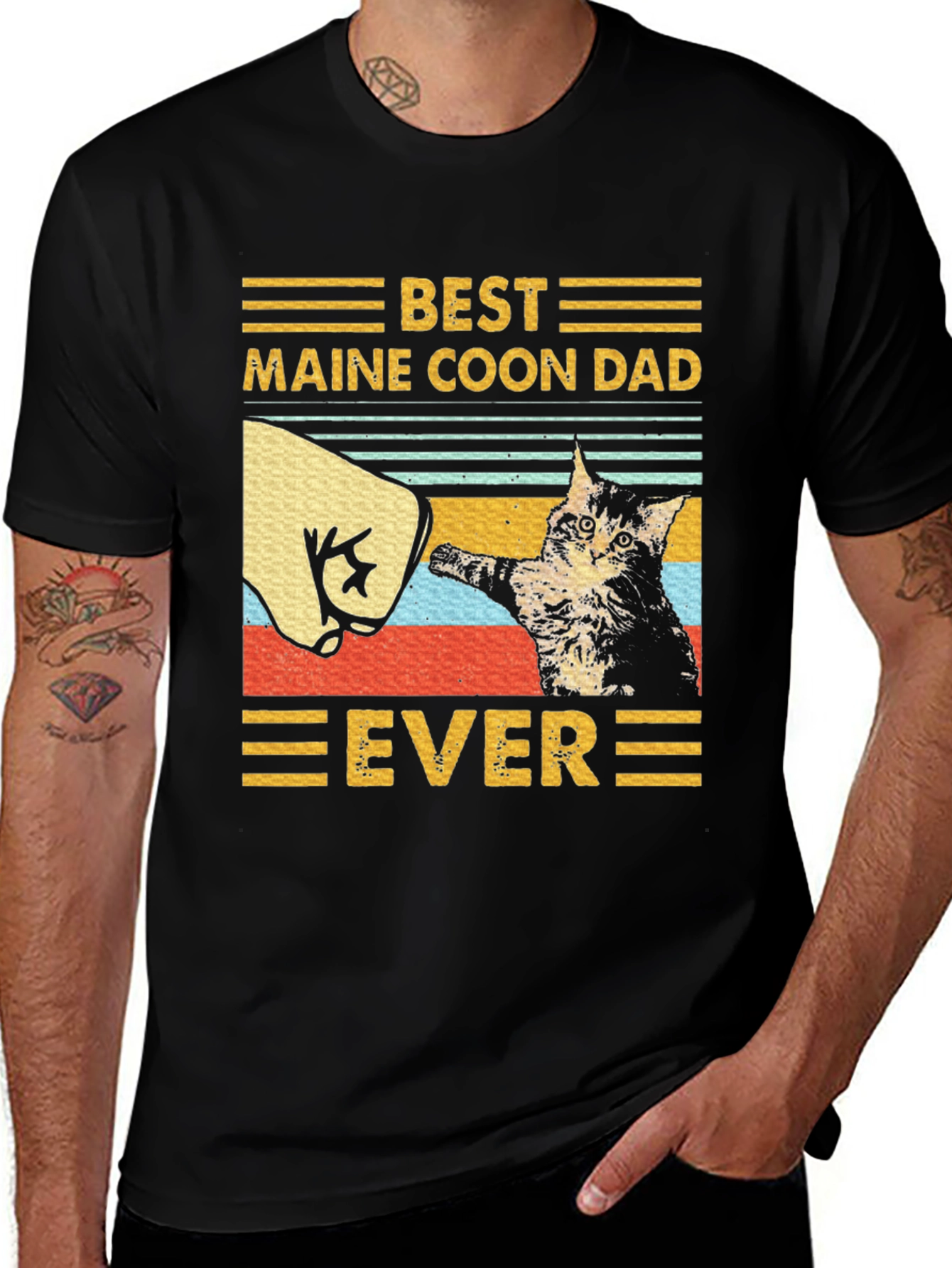Best Maine Coon Dad Ever T-Shirt