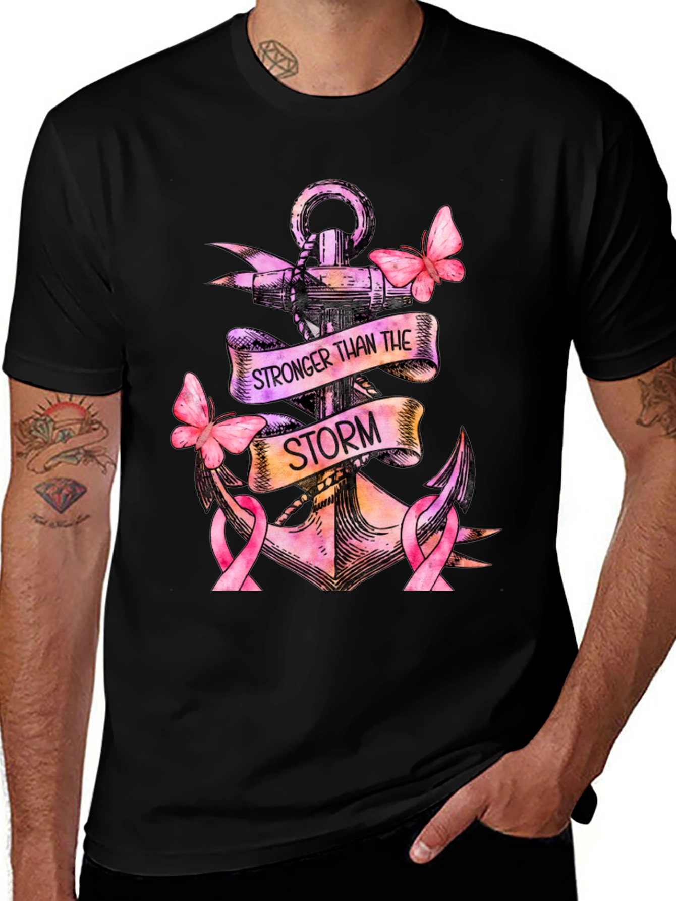 Variant 30 of Stronger Than The Storm Anchor T-Shirt