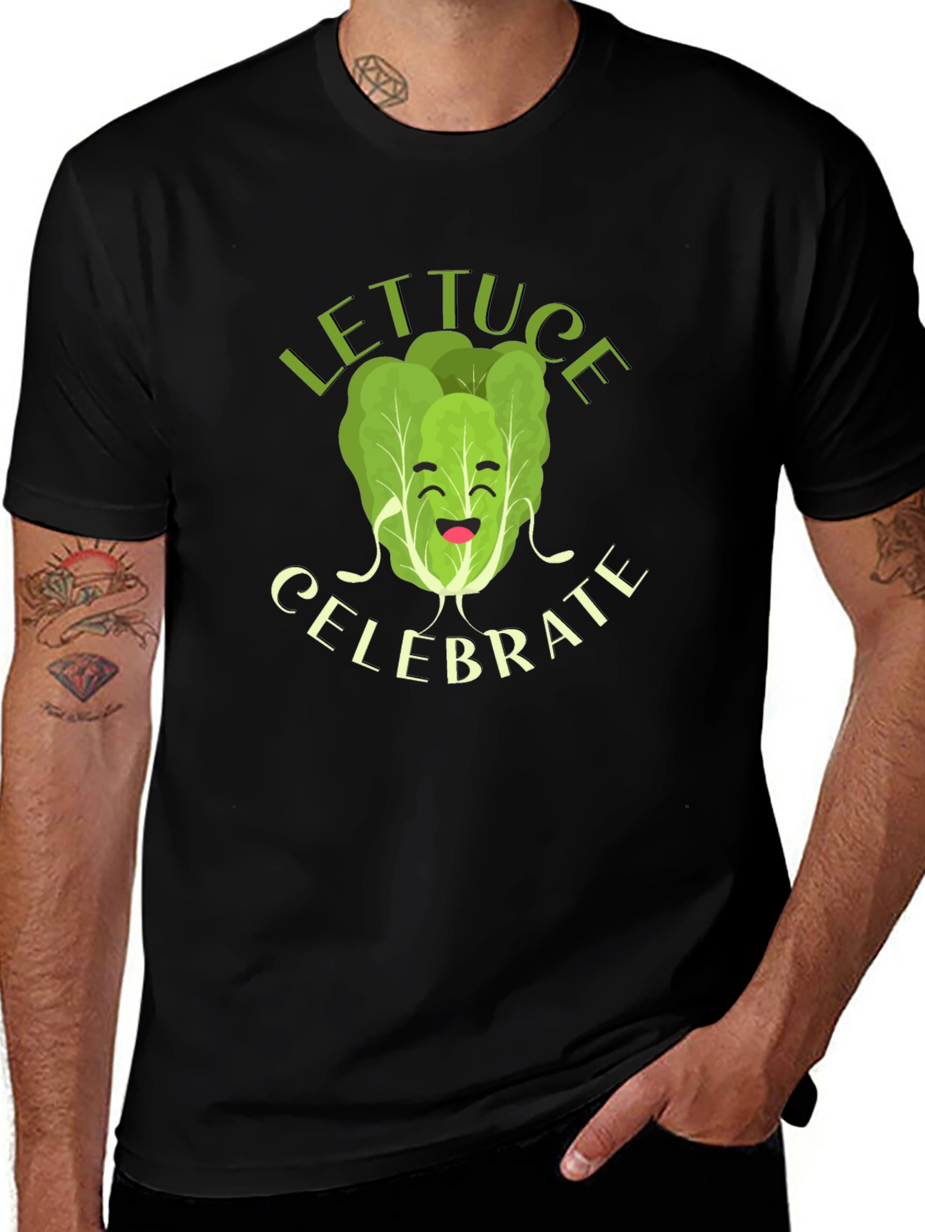 Variant 21 of Lettuce Celebrate T-Shirt - Funny Foodie Tee