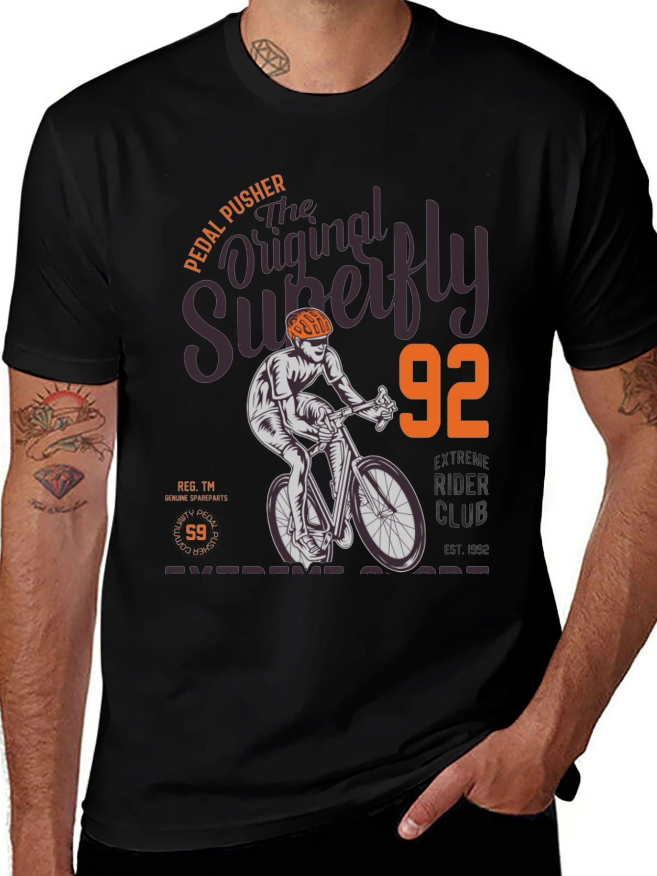 Pedal Pusher T-Shirt - Extreme Rider Club