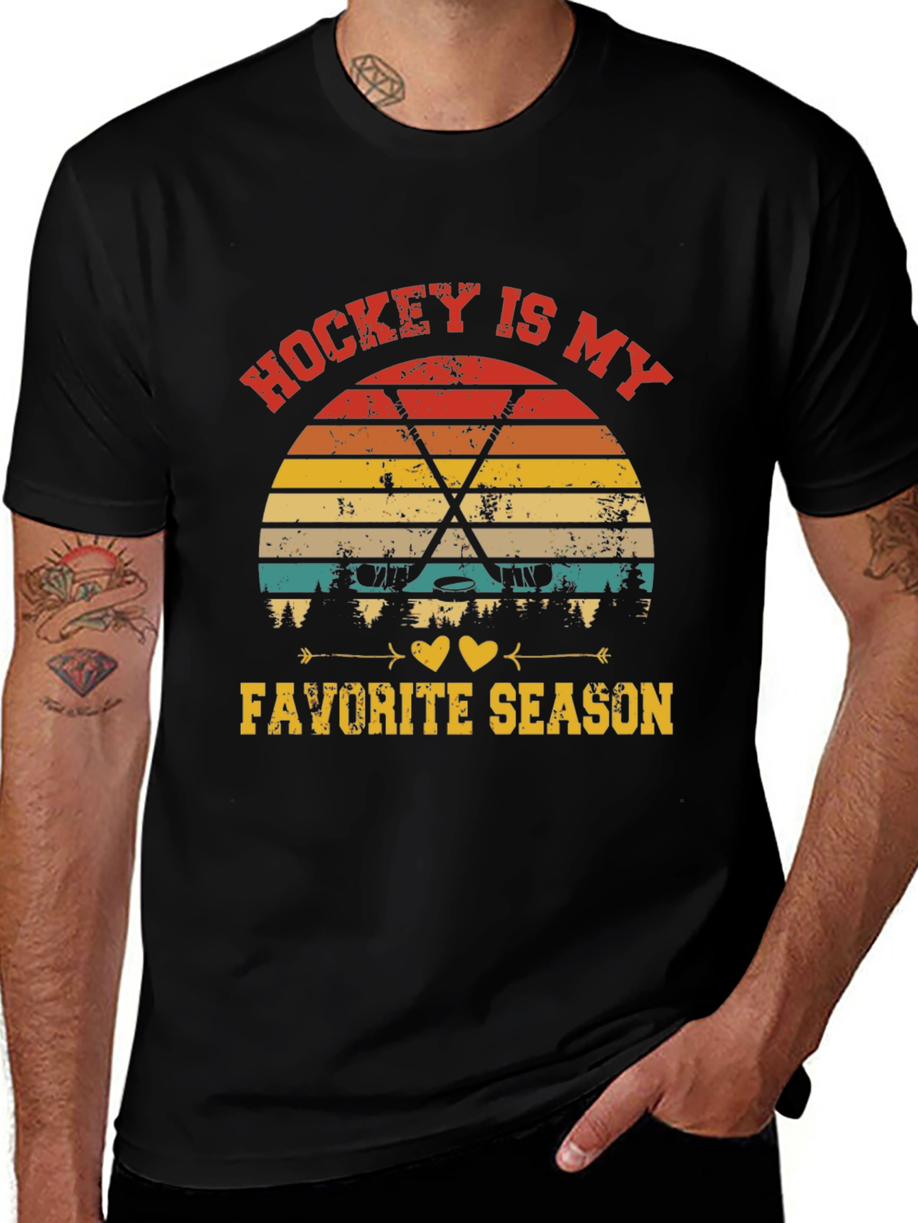 Variant 7 of Hockey is My Favorite Season T-Shirt
