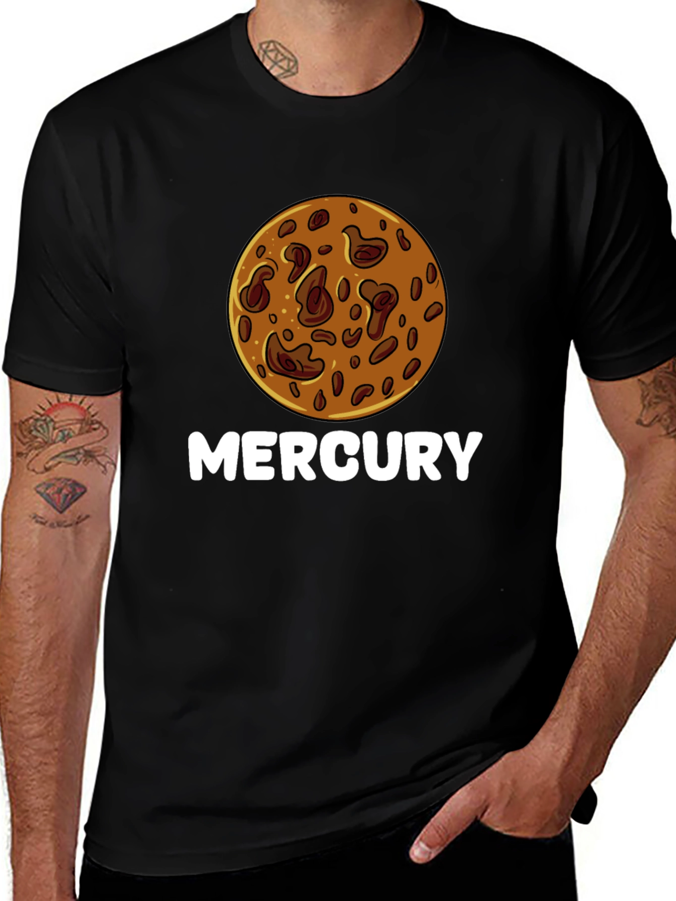 Mercury Planet Graphic T-Shirt - Space Lover Tee