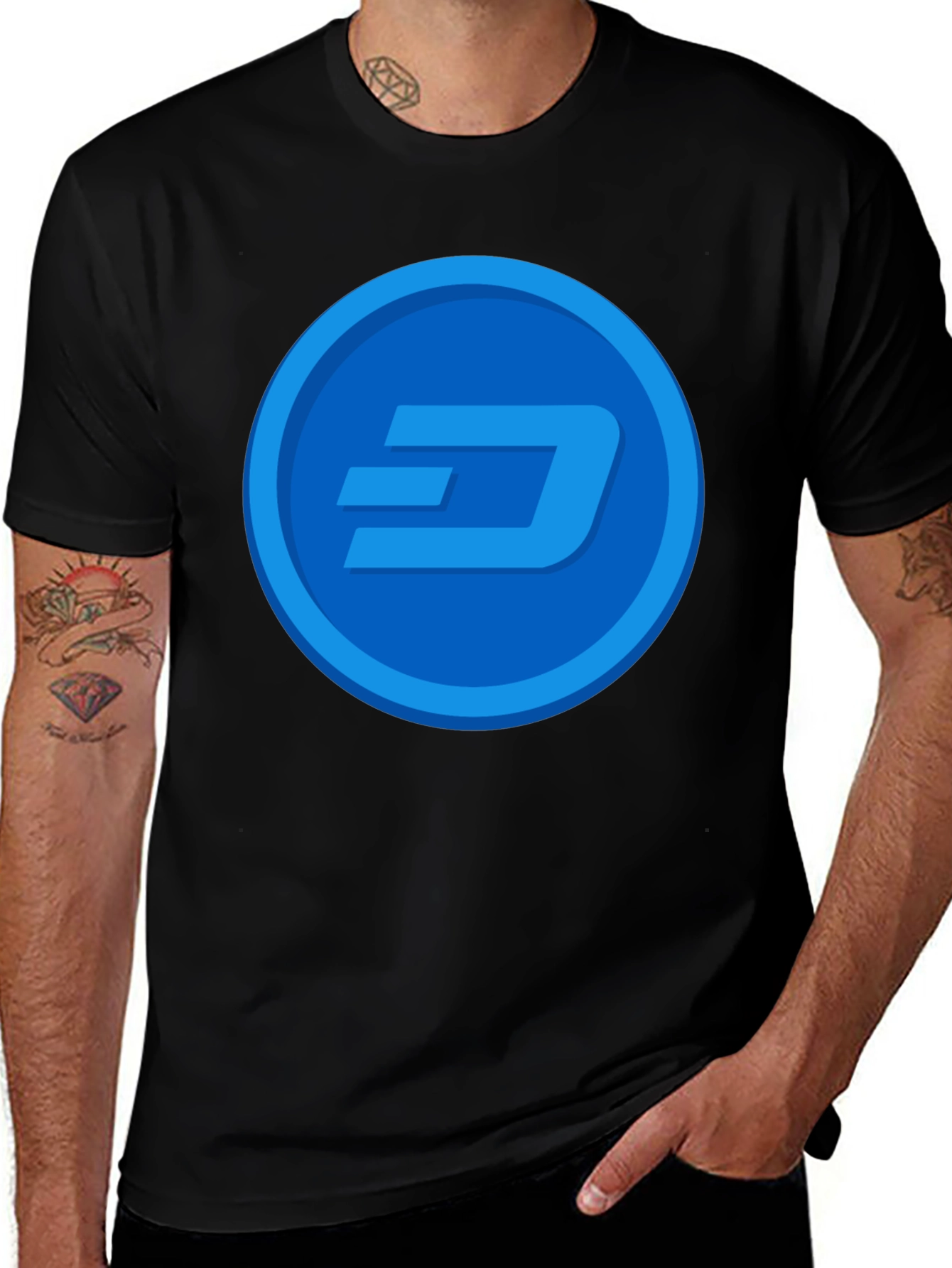 Dash Cryptocurrency Graphic T-Shirt