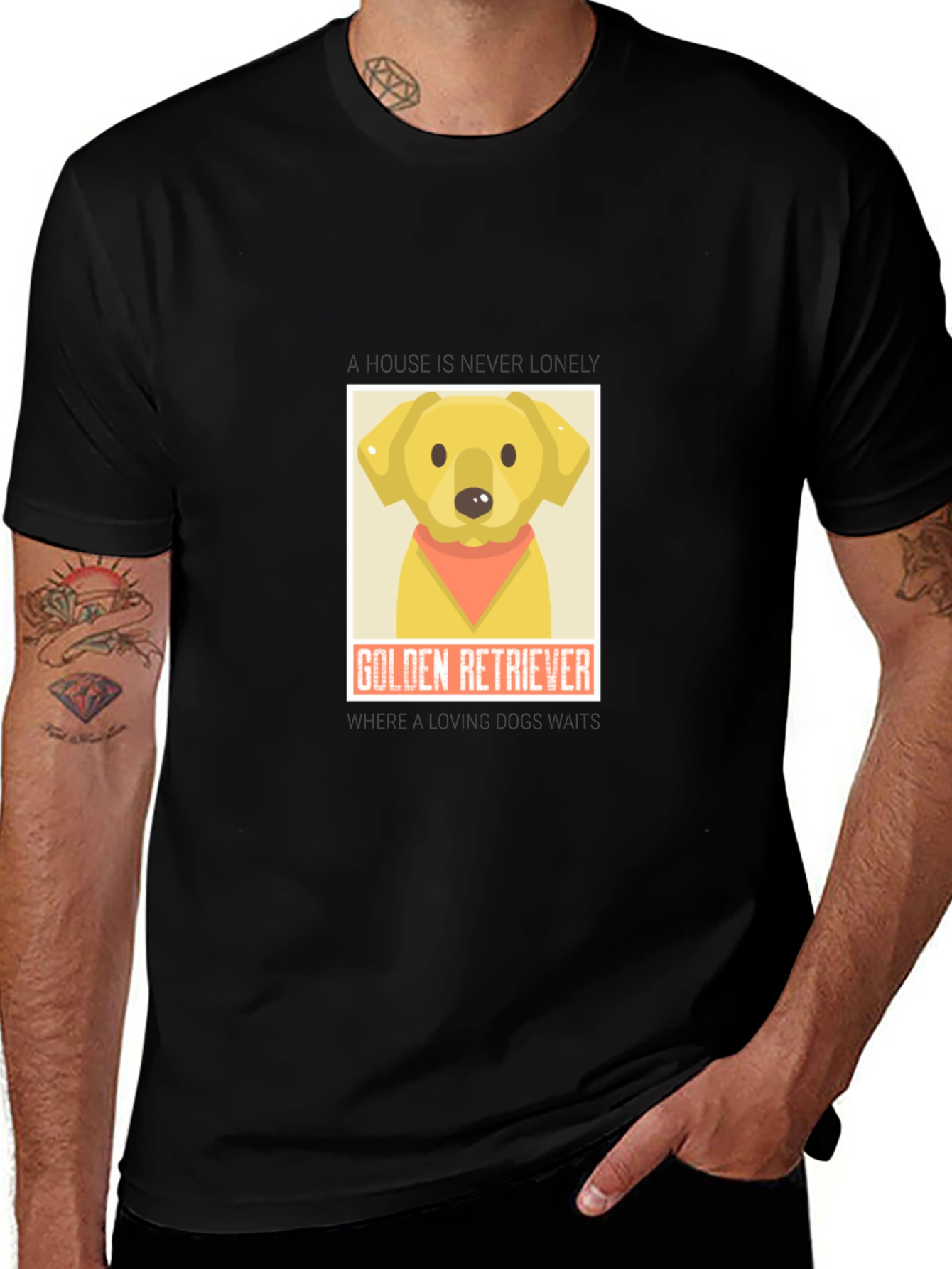 Golden Retriever Lover T-Shirt - Dog Mom/Dad Tee